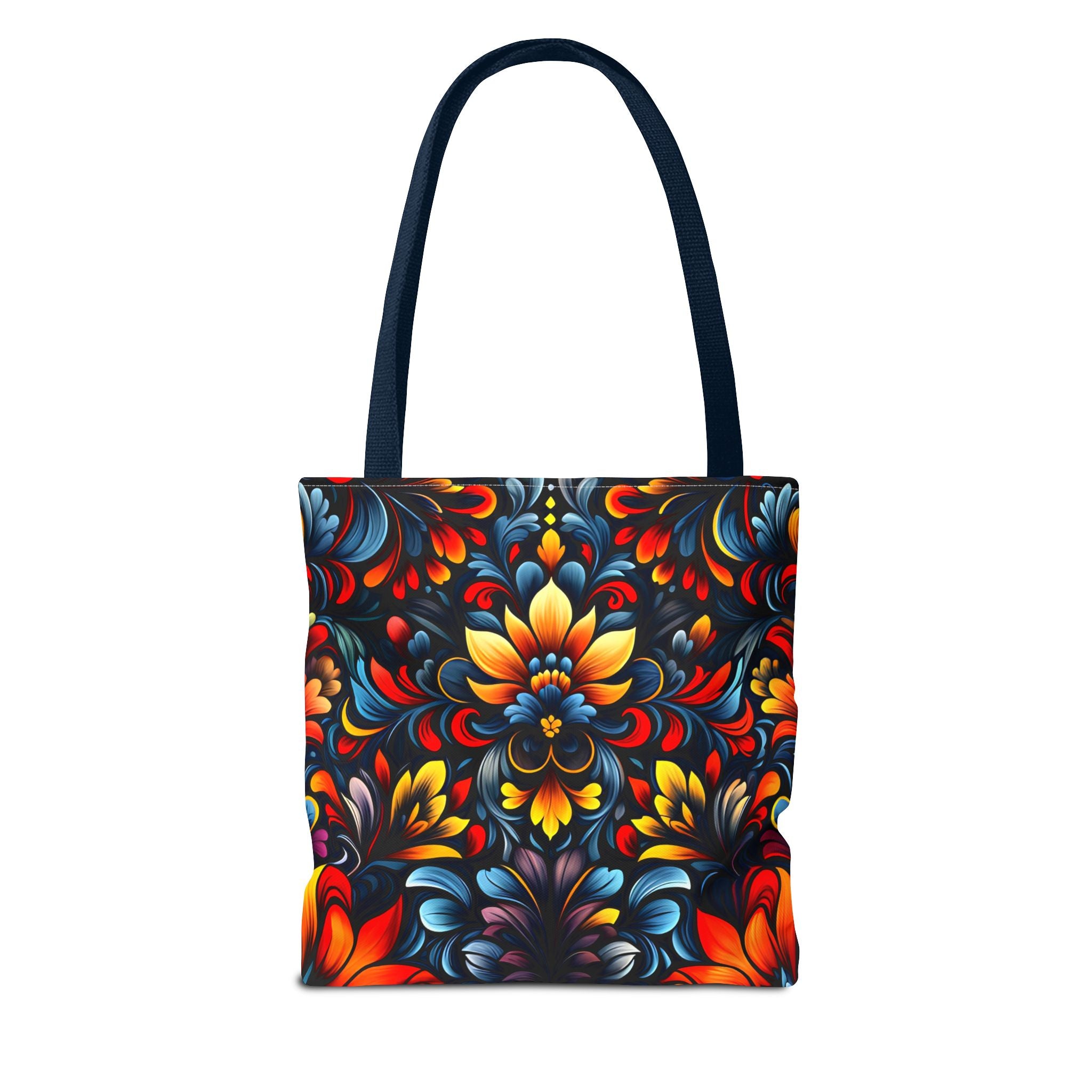 Vibrant Floral Tote Bag - Colorful Pattern for Everyday Use - Angel Body