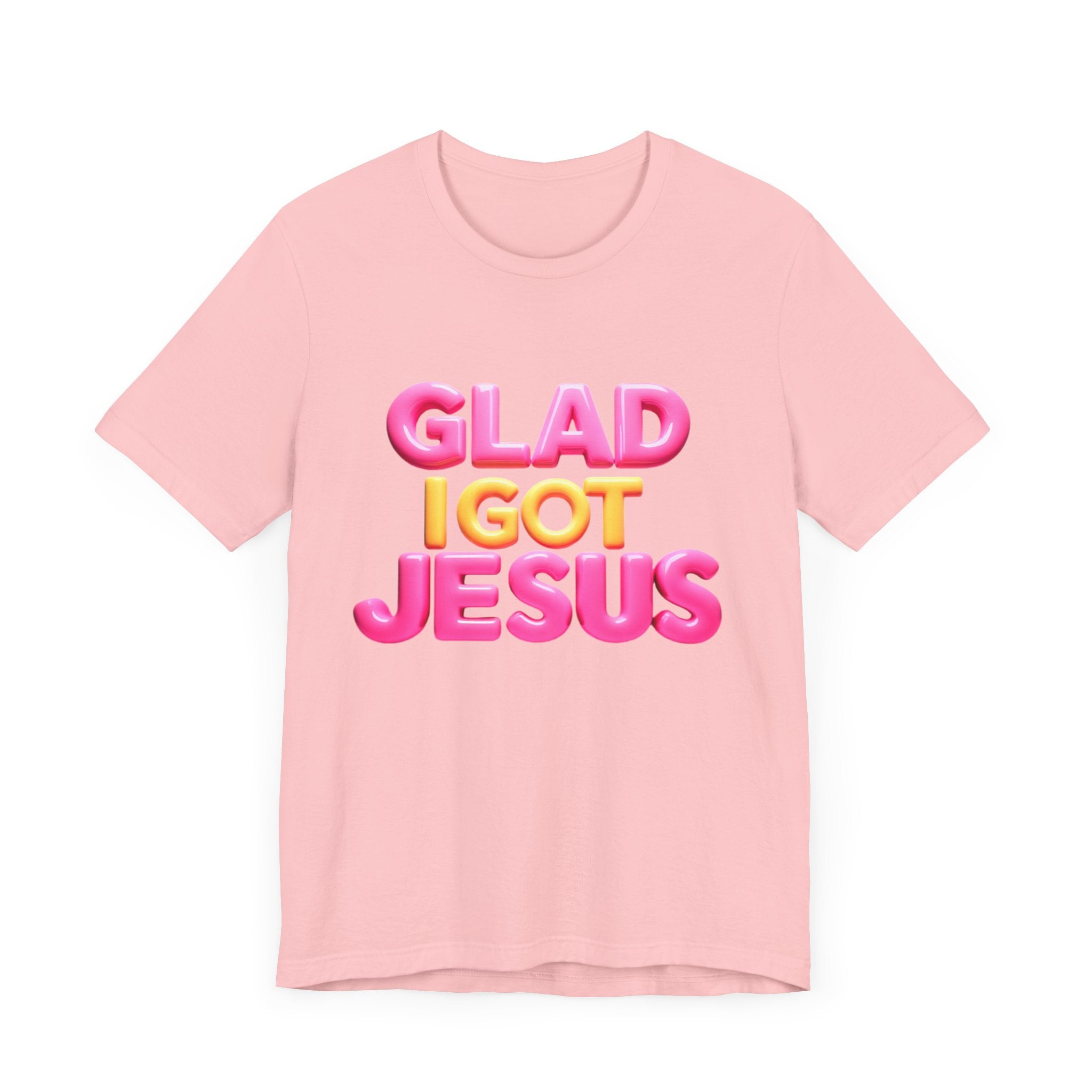 Glad I Got Jesus Unisex Tee - Angel Body