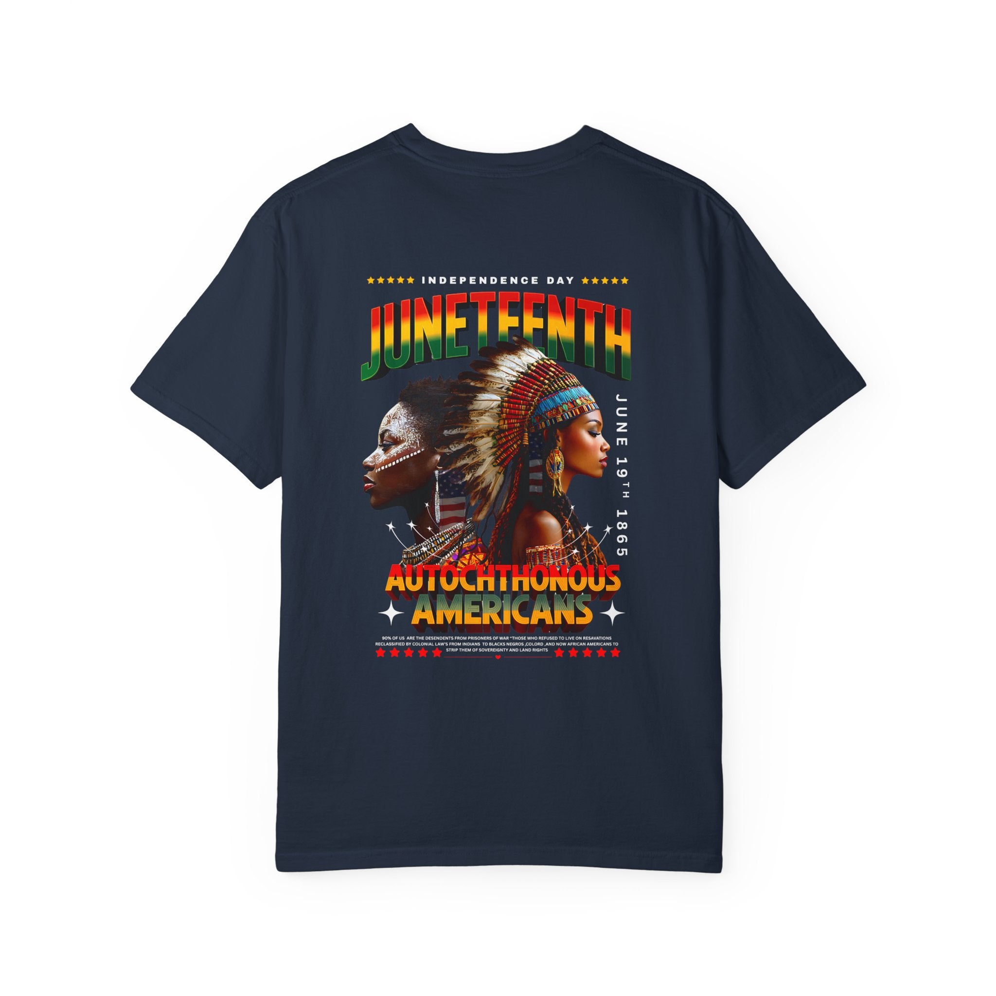 Juneteenth Celebration T-Shirt, Unisex Garment-Dyed Tee, Inclusive Pride Apparel, Heritage Shirt, Freedom Festival Wear - Angel Body