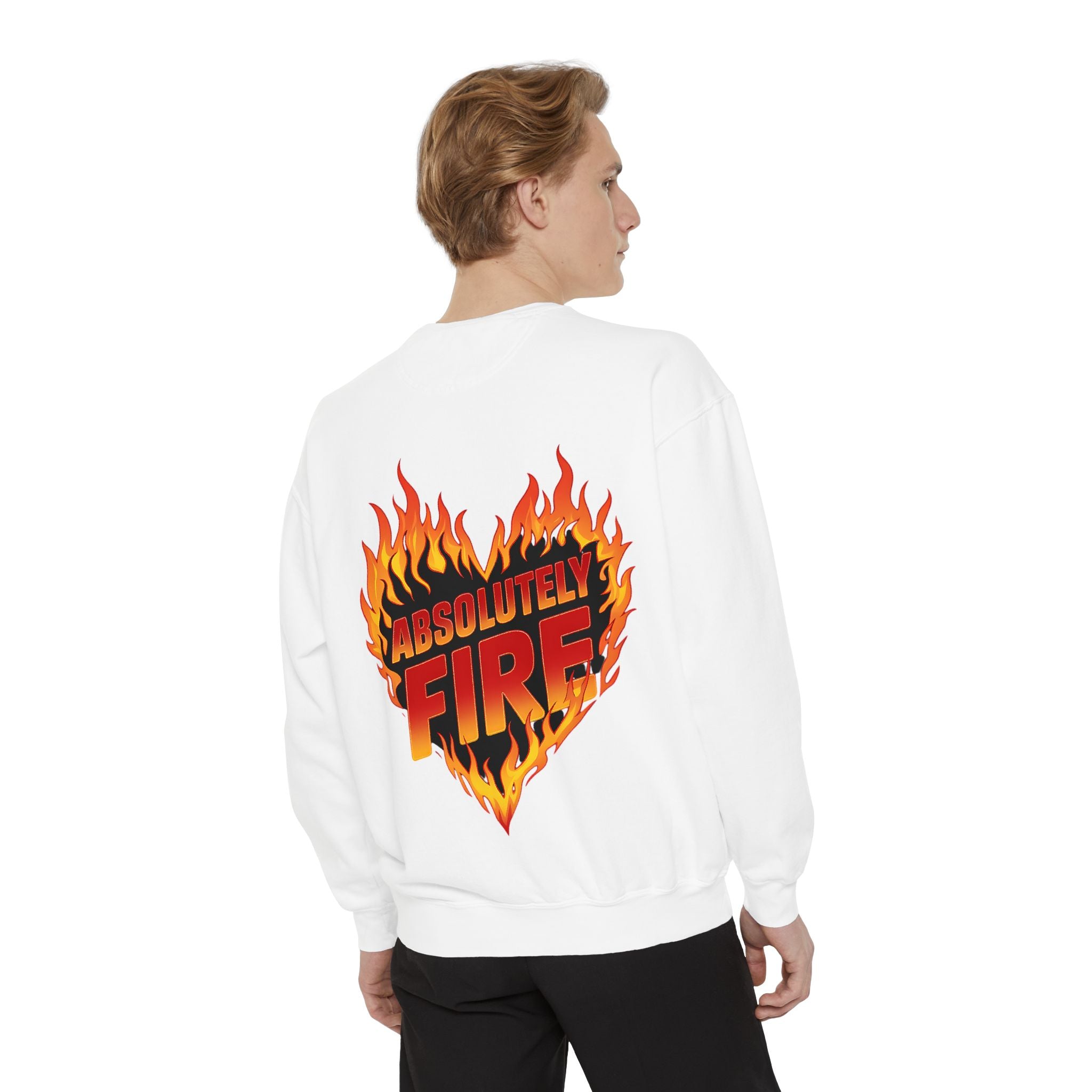 Absolutely Fire Unisex Sweatshirt - Bold Graphic Warmth for Everyday Style