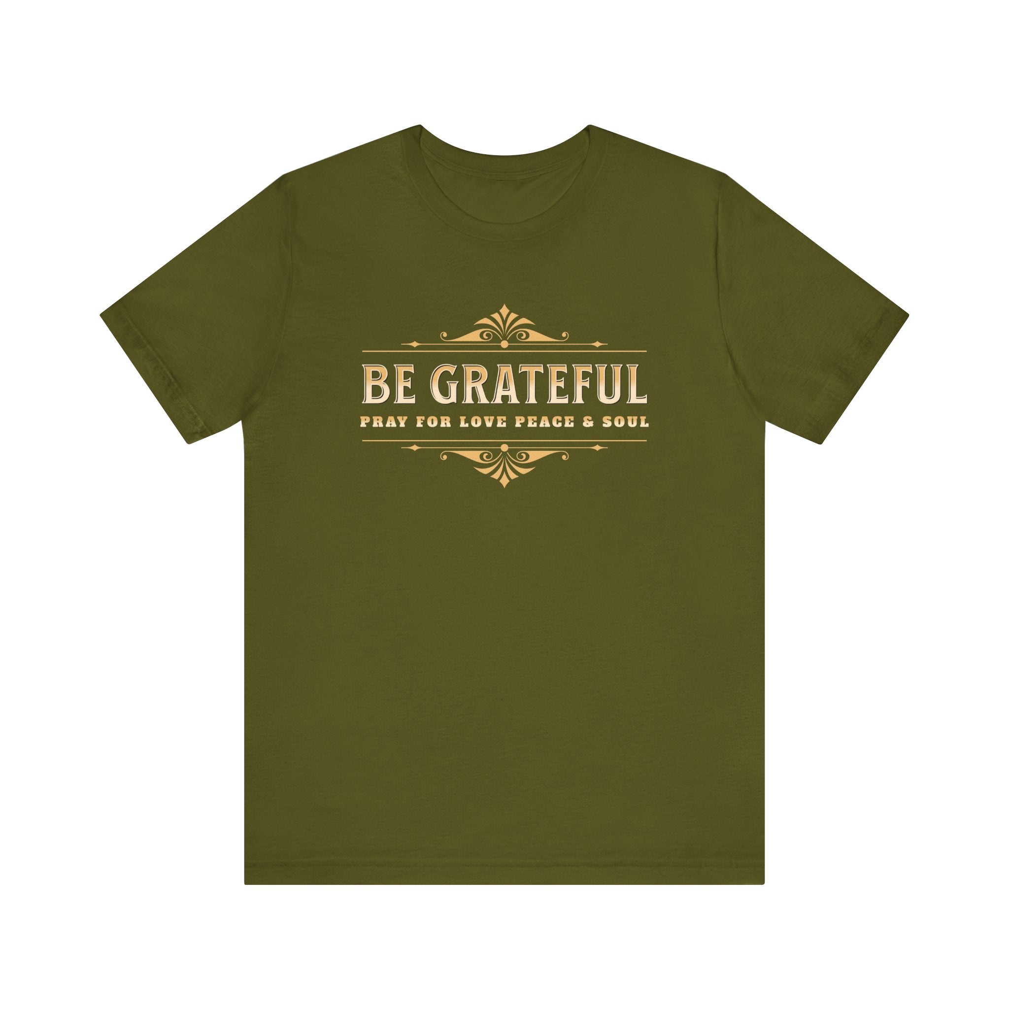 Unisex Jersey Short Sleeve Tee /Be Grateful - Angel Body