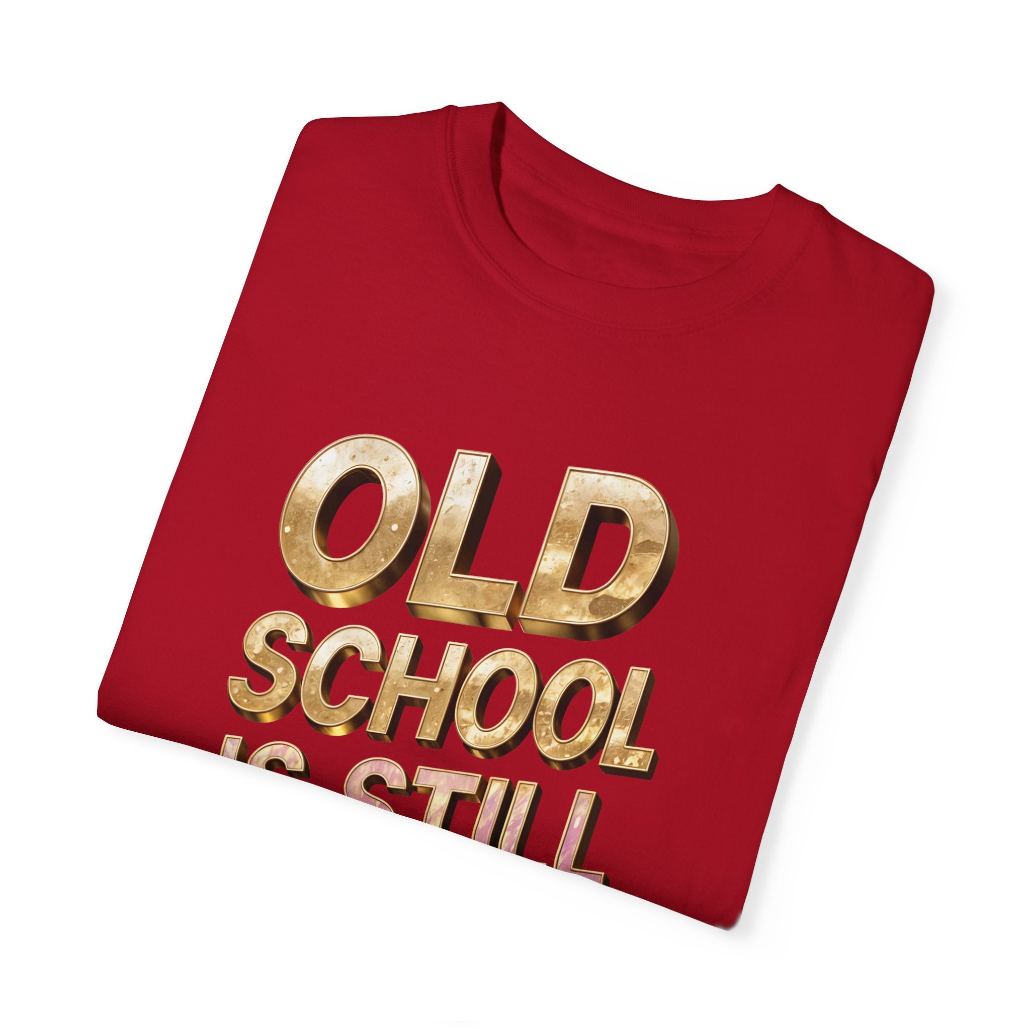 Vintage Feel Unisex T-Shirt - "Old School is Still Cool" - Angel Body