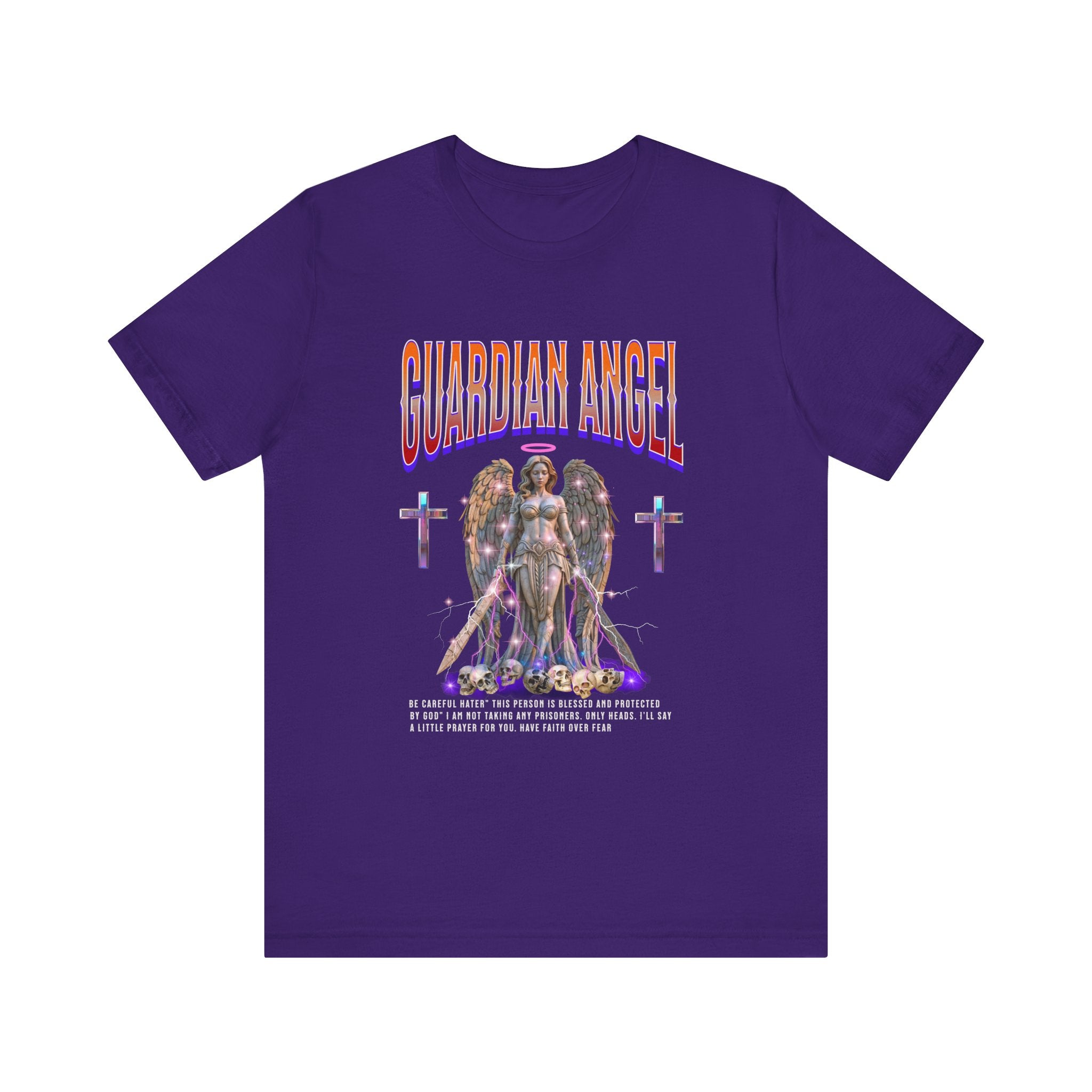 Unisex Jersey Short Sleeve Tee: Fun Guardian Angel Spiritual Warrior - Angel Body