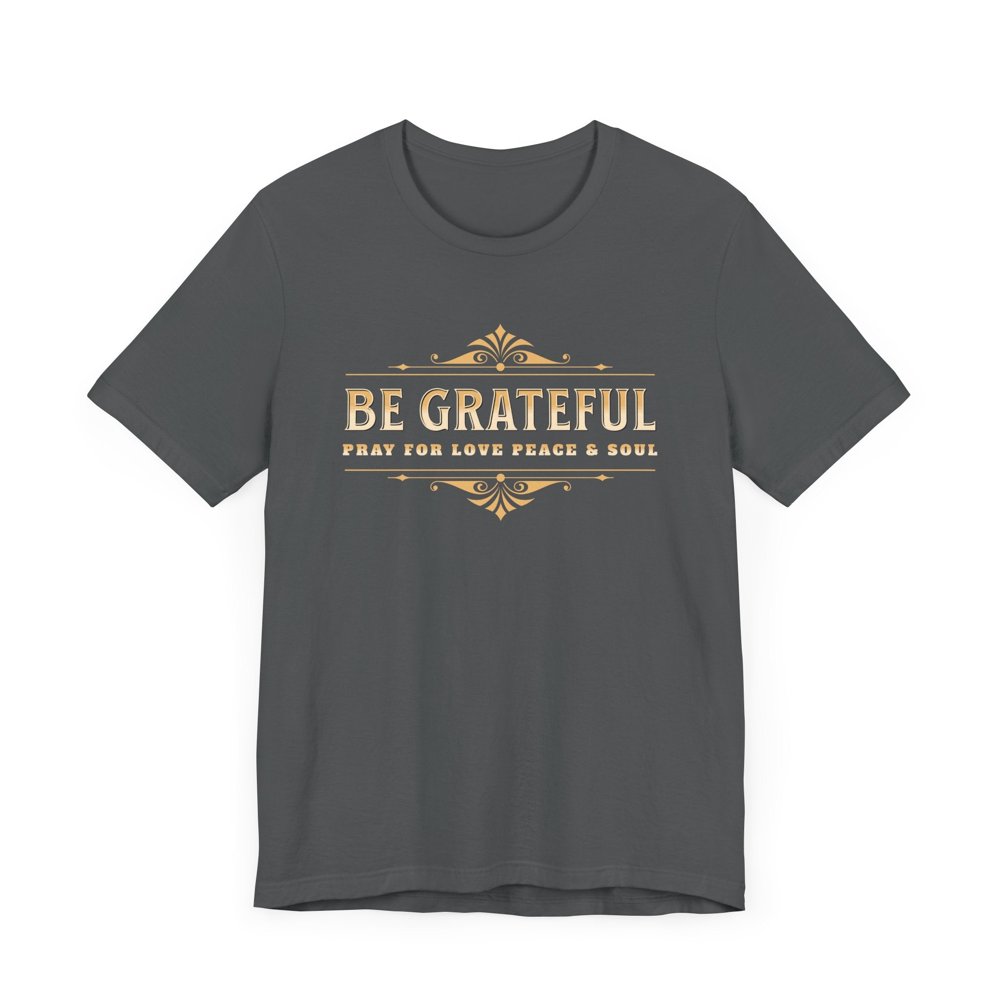Unisex Jersey Short Sleeve Tee /Be Grateful - Angel Body