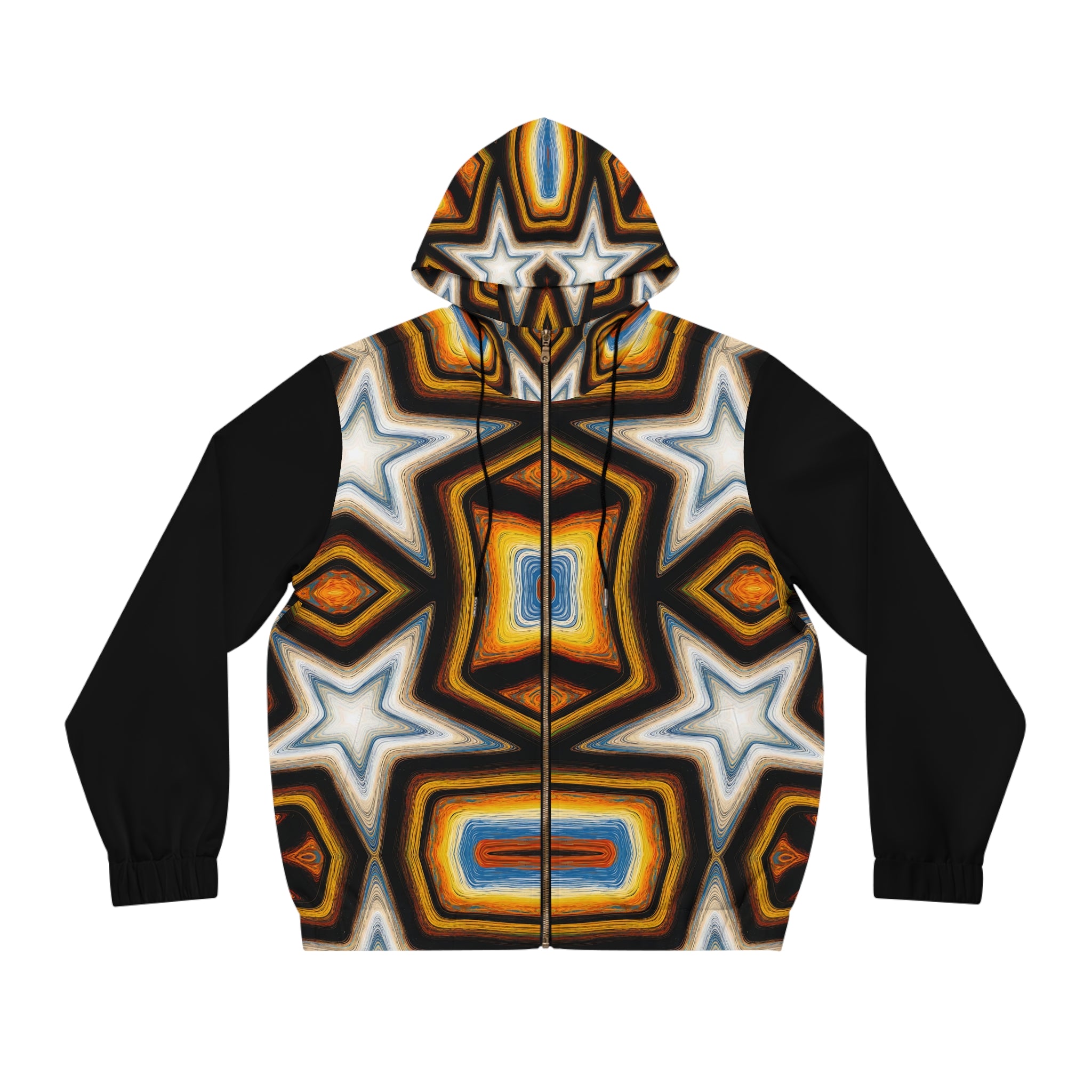 Man's Star Of Bethlehem Full-Zip Hoodie - Angel Body