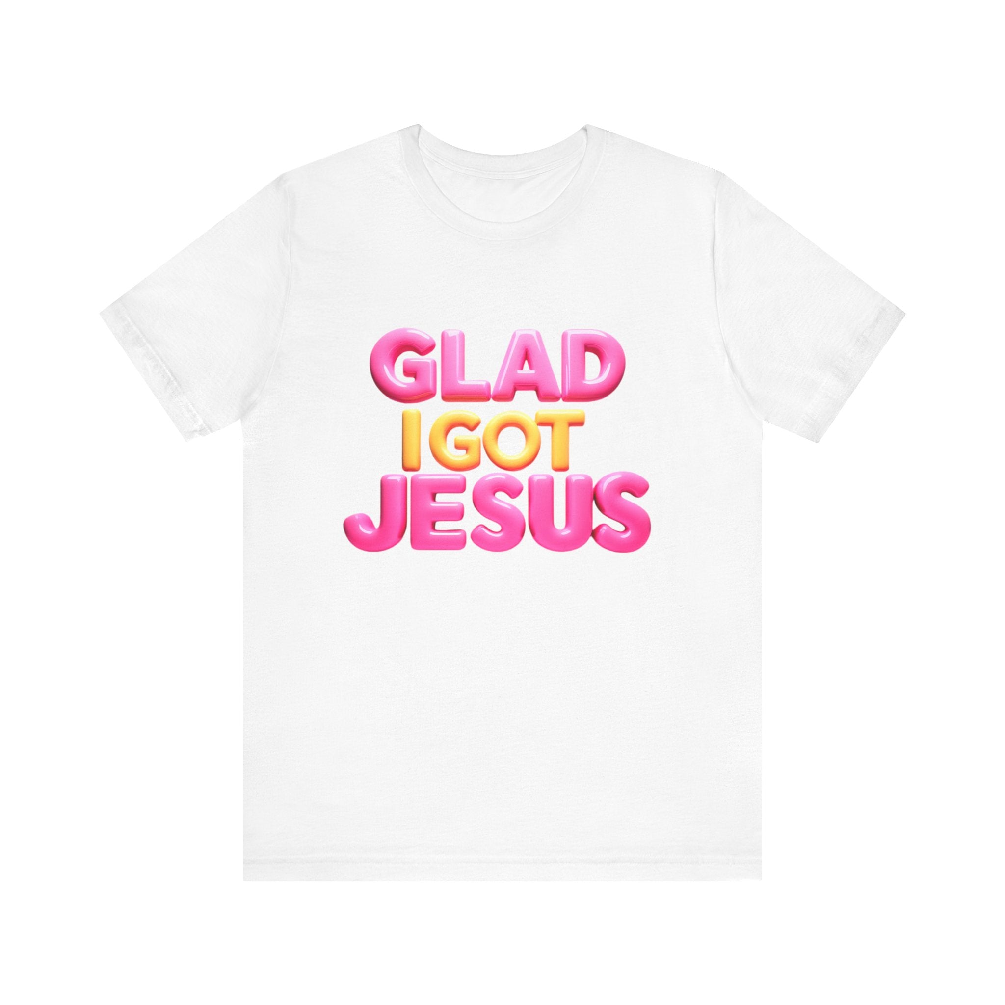 Glad I Got Jesus Unisex Tee - Angel Body