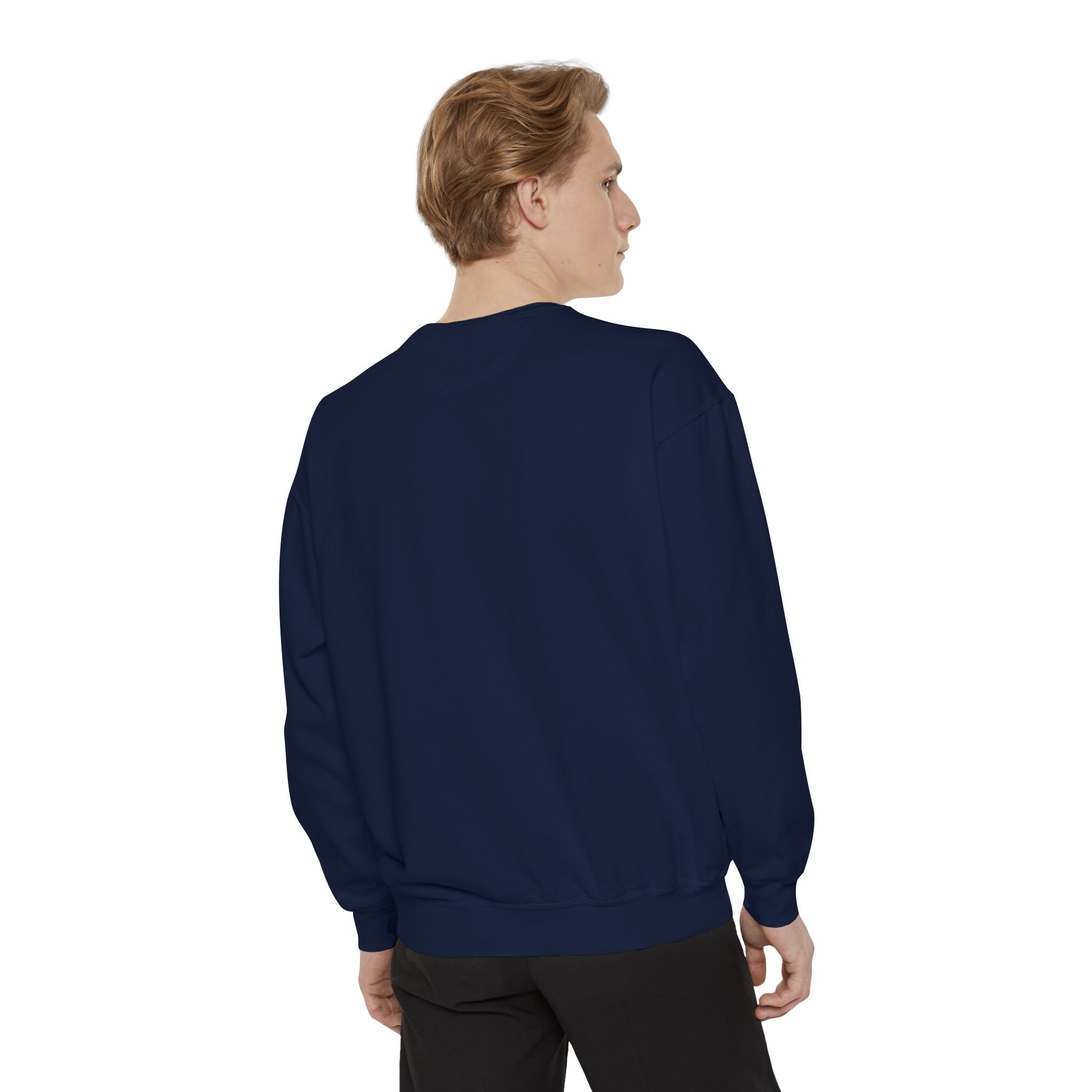 Unisex Garment-Dyed Sweatshirt Love to see you smile - Angel Body