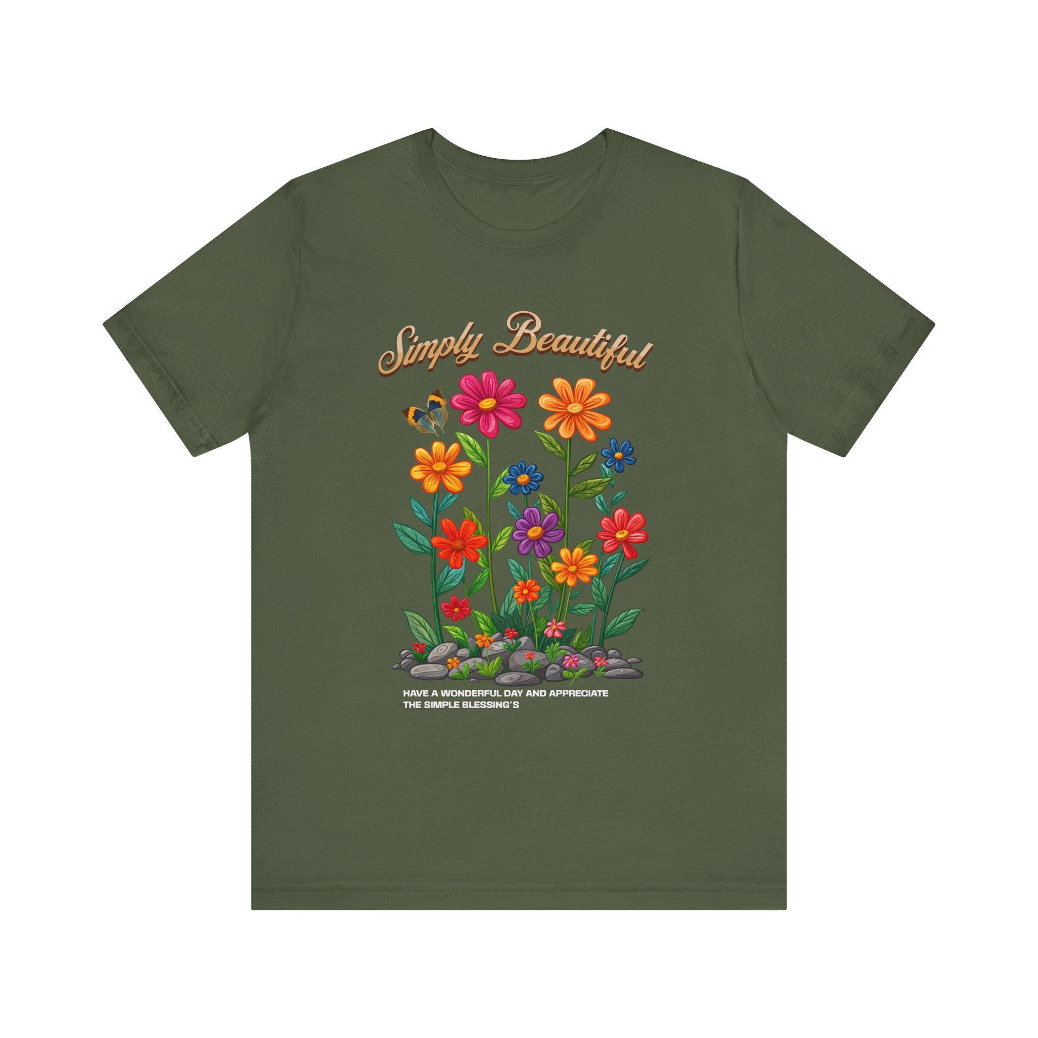 Unisex Jersey Short Sleeve Tee: Simply Beautiful 2 - Angel Body