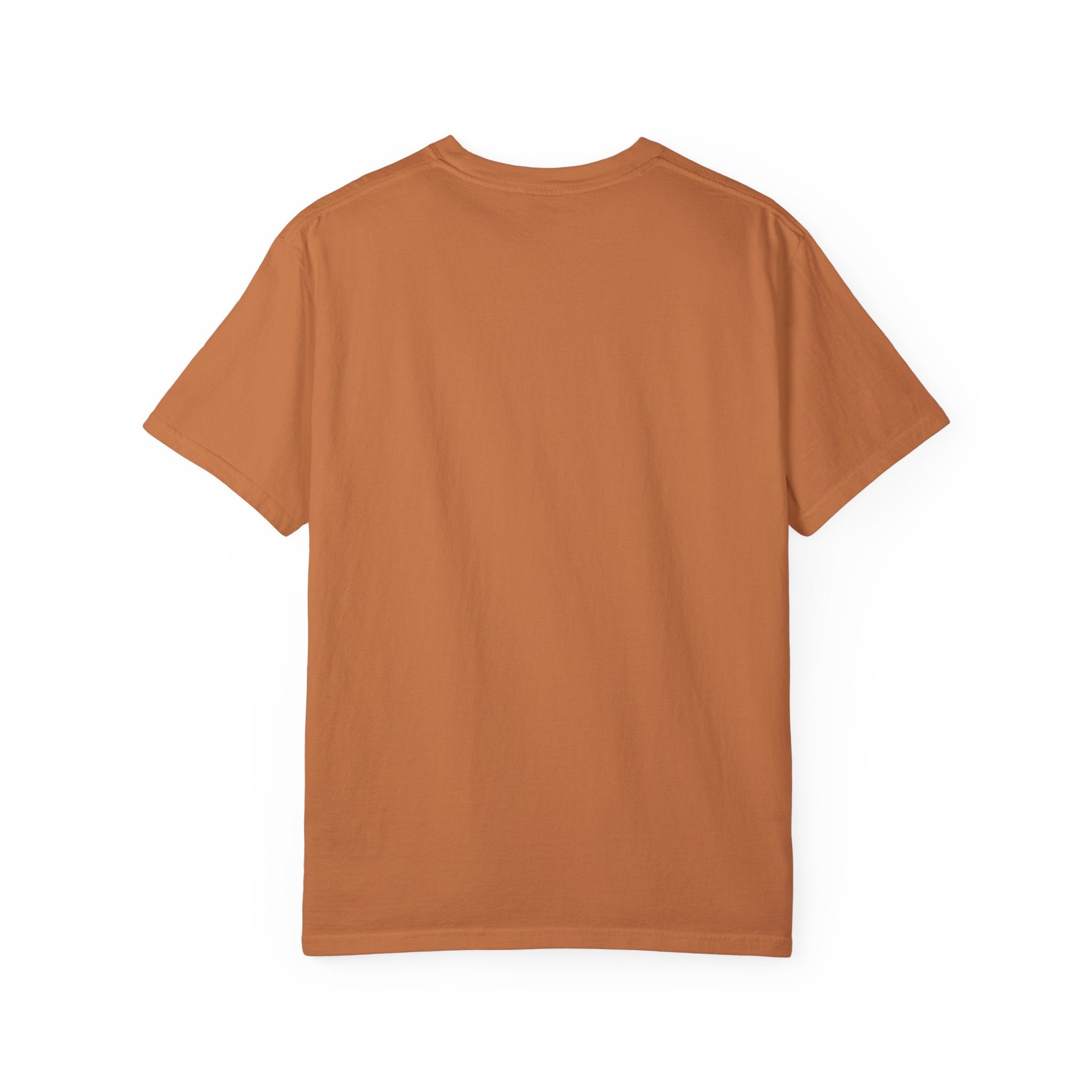 Artistic Unisex Garment-Dyed T-Shirt with Abstract female face Profile Design - Angel Body