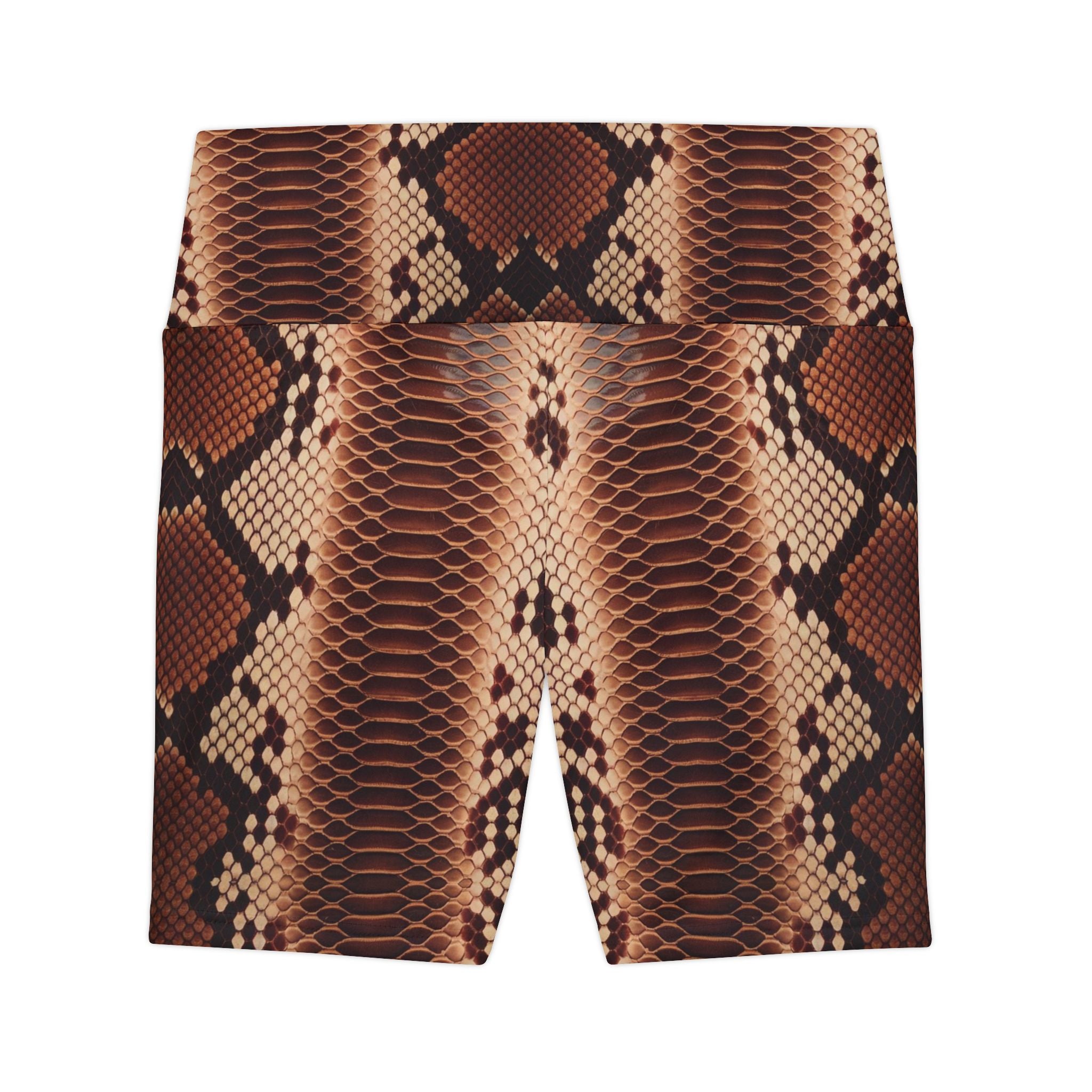 Python Print Women's Workout Shorts - Stylish Activewear for Fitness Enthusiasts