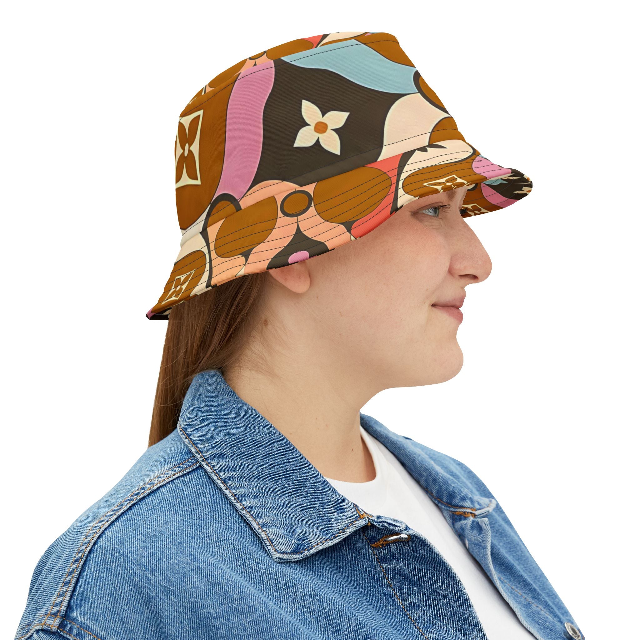 Bohemian Bucket Hat, Trendy Fall Accessory, Unique Gift for Her, Festival Wear, Summer Style, Sun Protection Hat