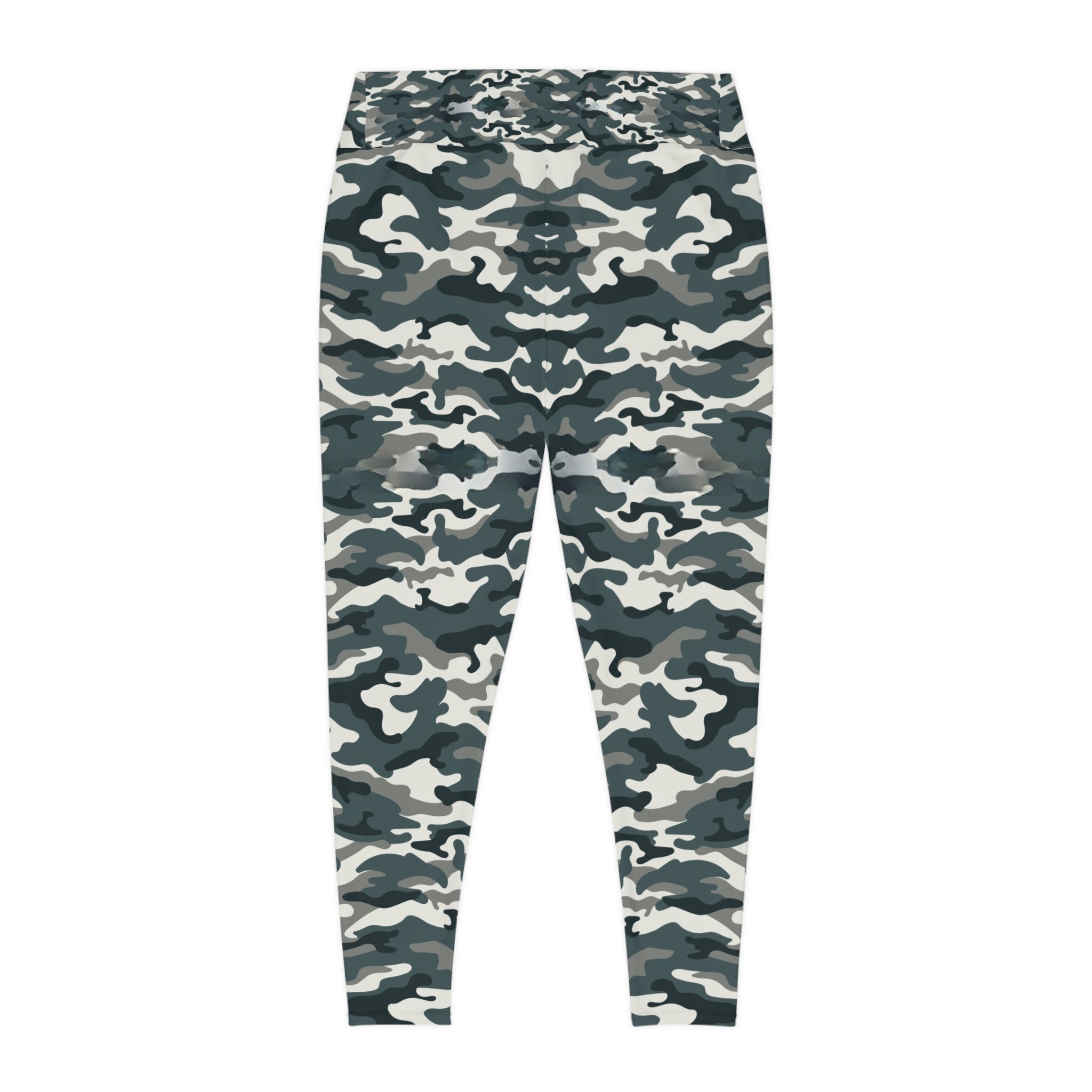 Plus Size Camouflage Leggings for Stylish Comfort | Activewear Essentials - Angel Body
