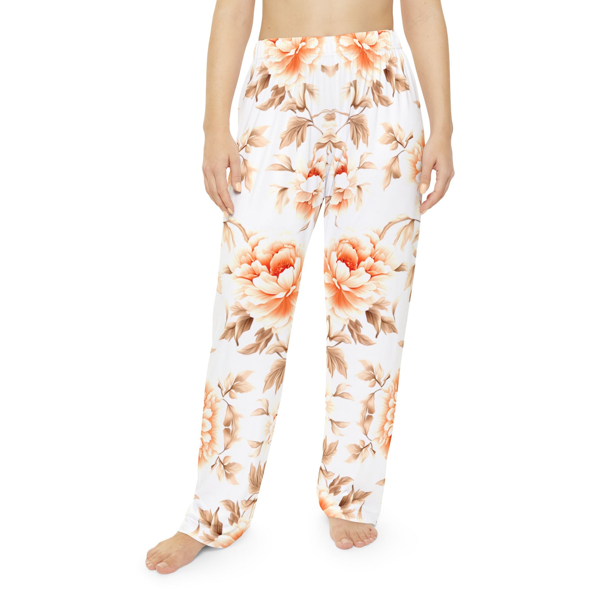 Floral Women's Pajama Pants - Comfortable Sleepwear for Cozy Nights - Angel Body