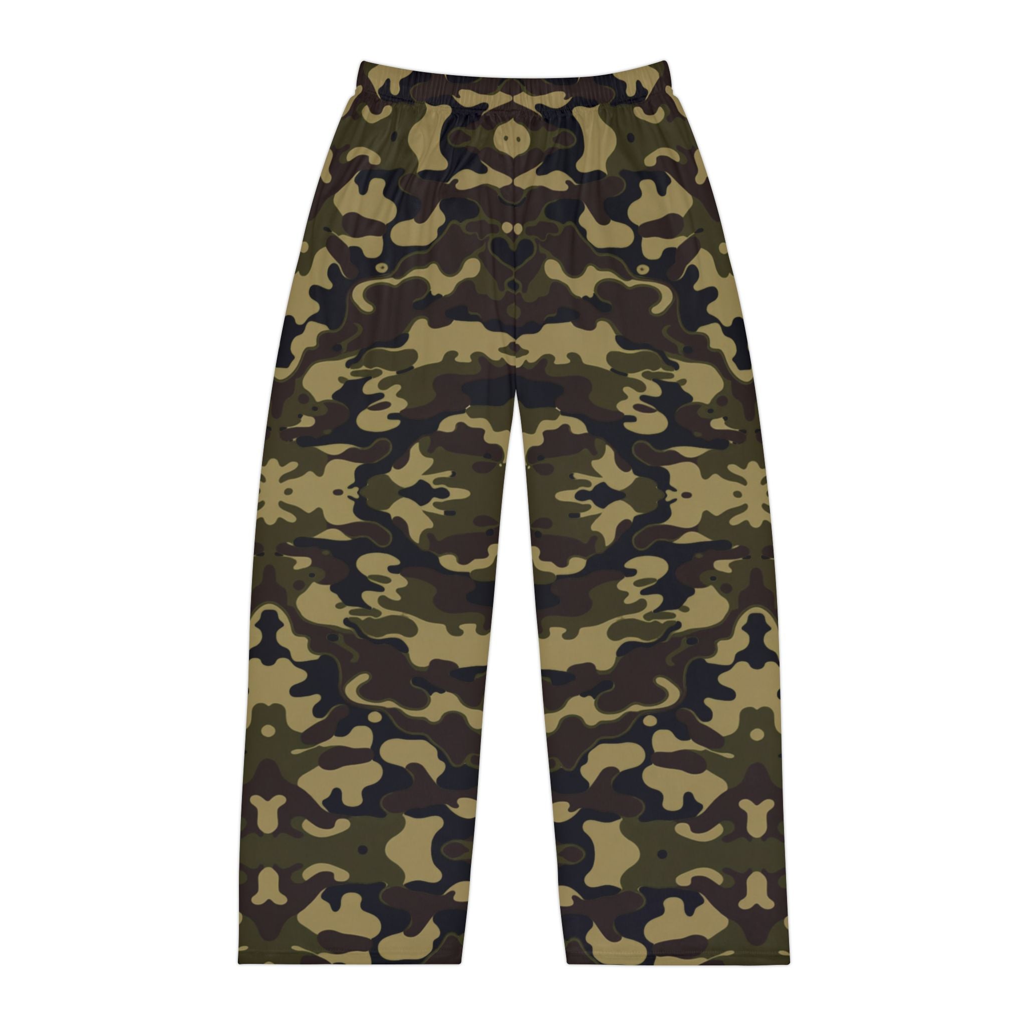 Comfortable Camouflage Men's Pajama Pants for Relaxation & Sleep - Angel Body
