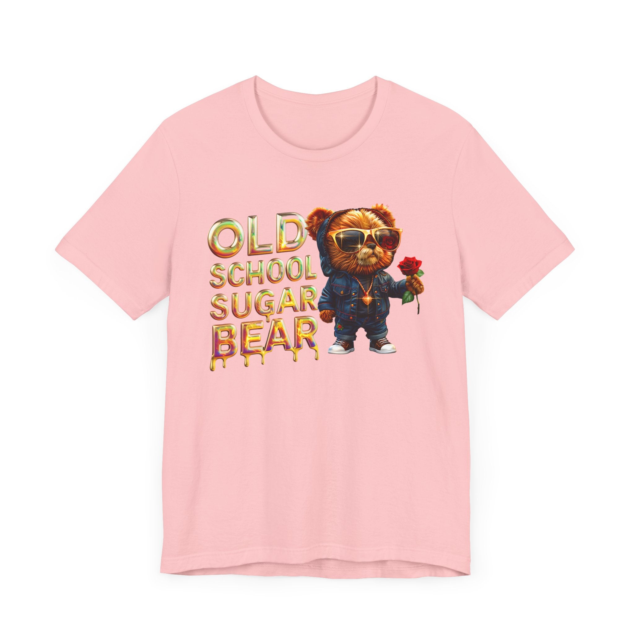 Unisex Jersey Short Sleeve Tee Old school sugar bear - Angel Body