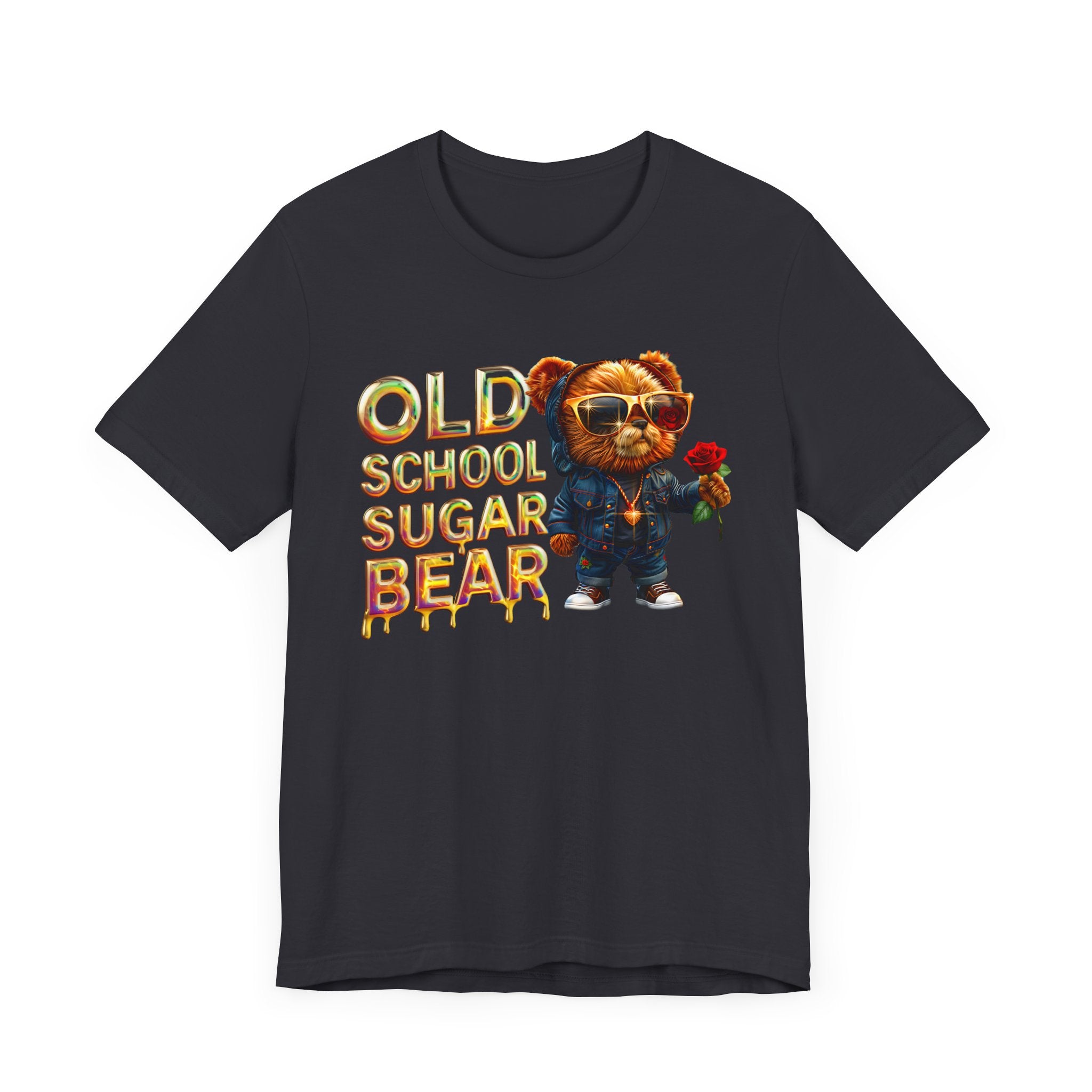 Unisex Jersey Short Sleeve Tee Old school sugar bear - Angel Body