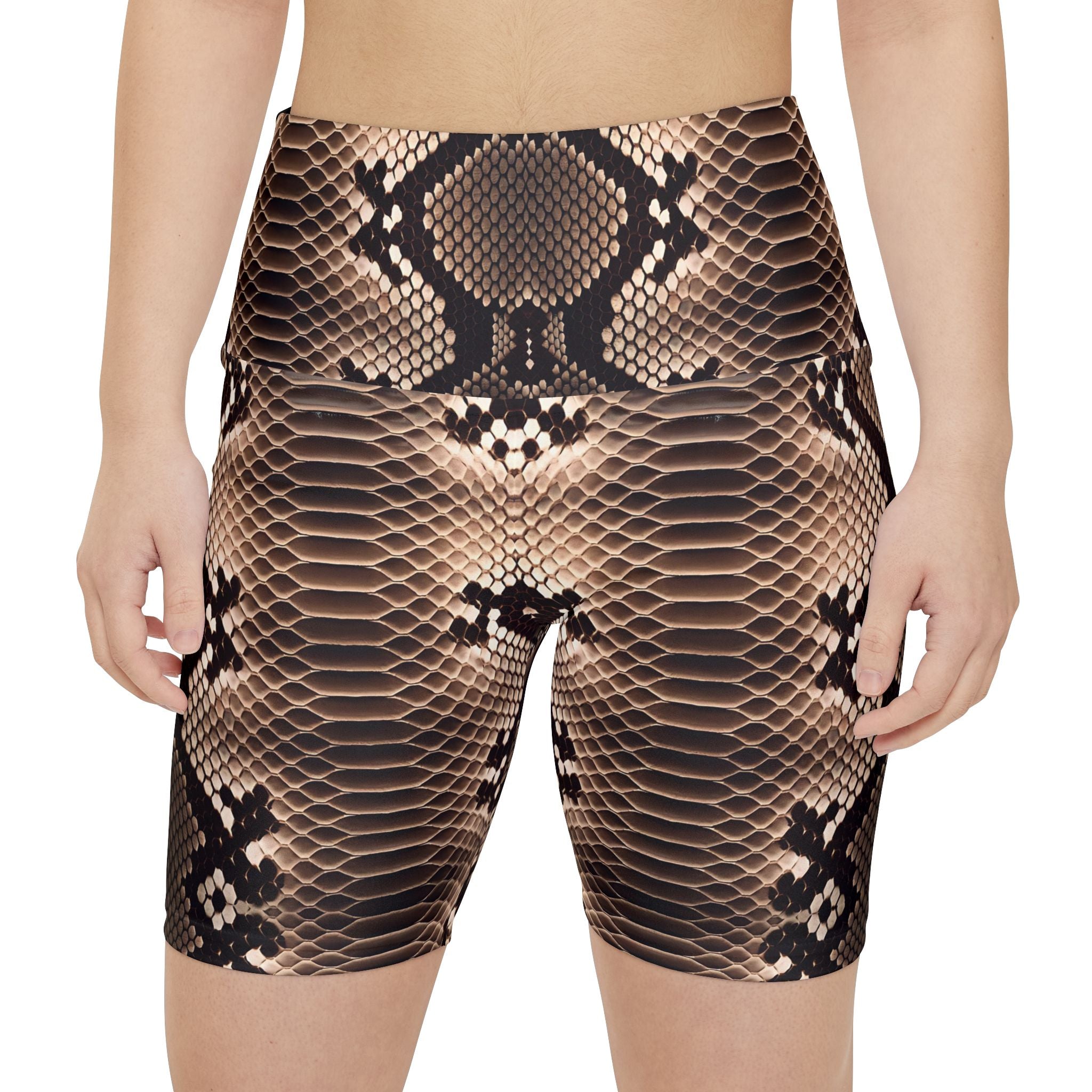 Women's Workout Shorts (AOP) - Angel Body