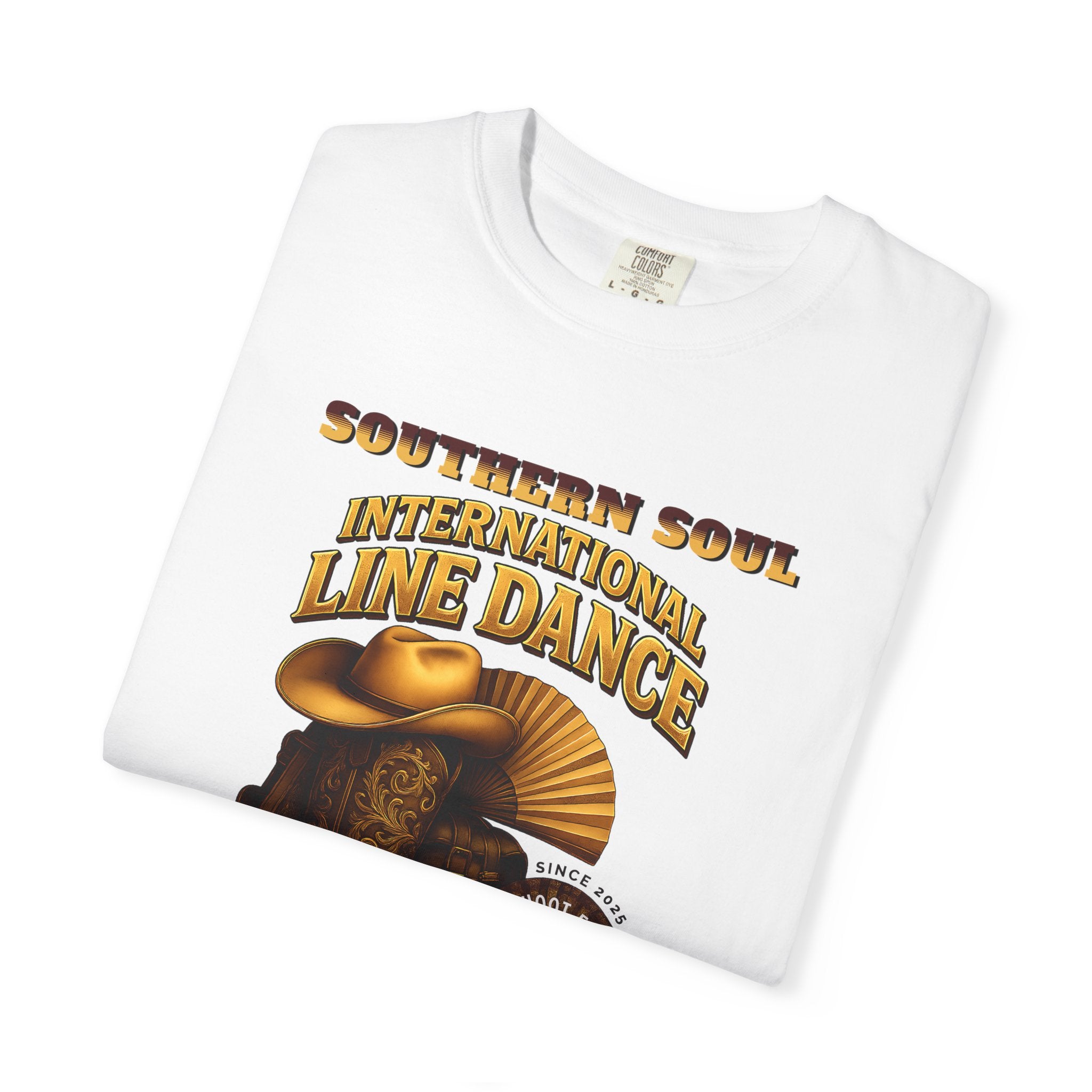 Southern Soul Line Dance T-Shirt, Unisex Garment-Dyed Tee, Stay Positive Quote Shirt, Country Dance Apparel, Gift for Dancers - Angel Body