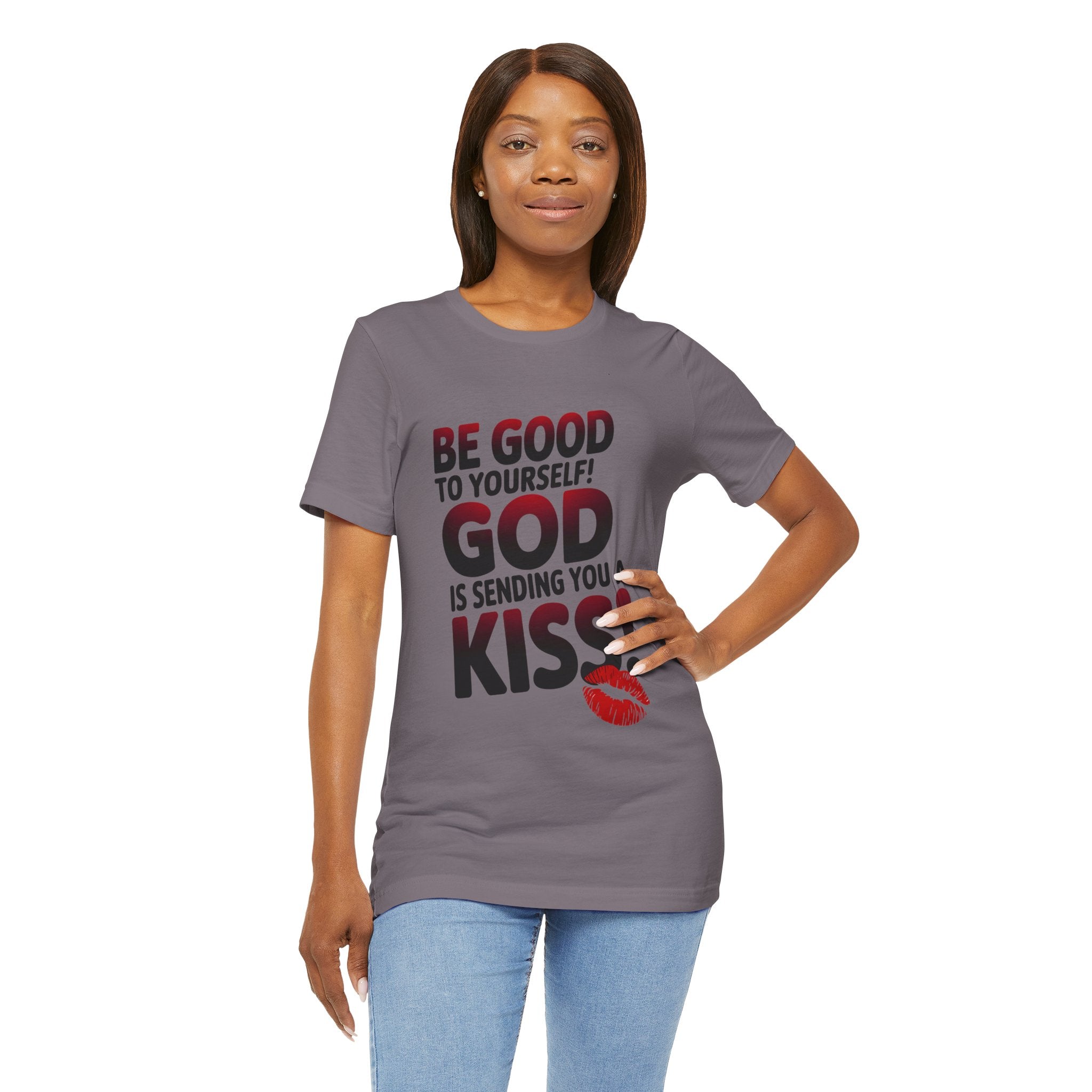 Inspirational Short Sleeve Tee - Angel Body