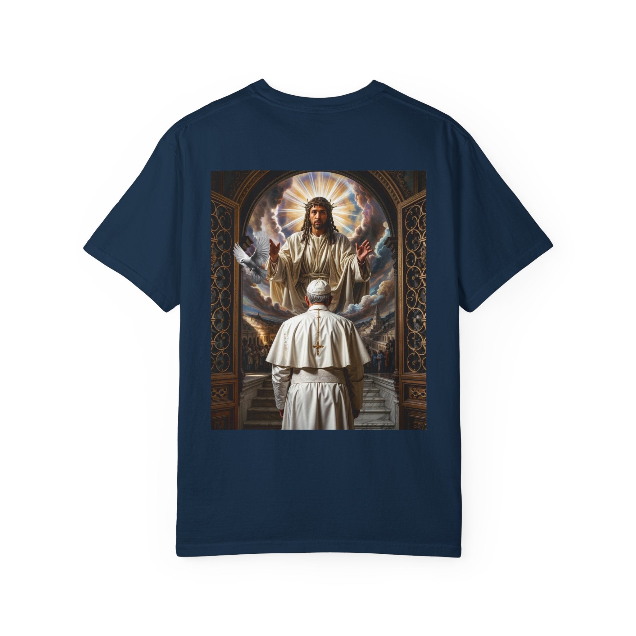 Religious Inspiration T-shirt - Jesus and Pope - Angel Body