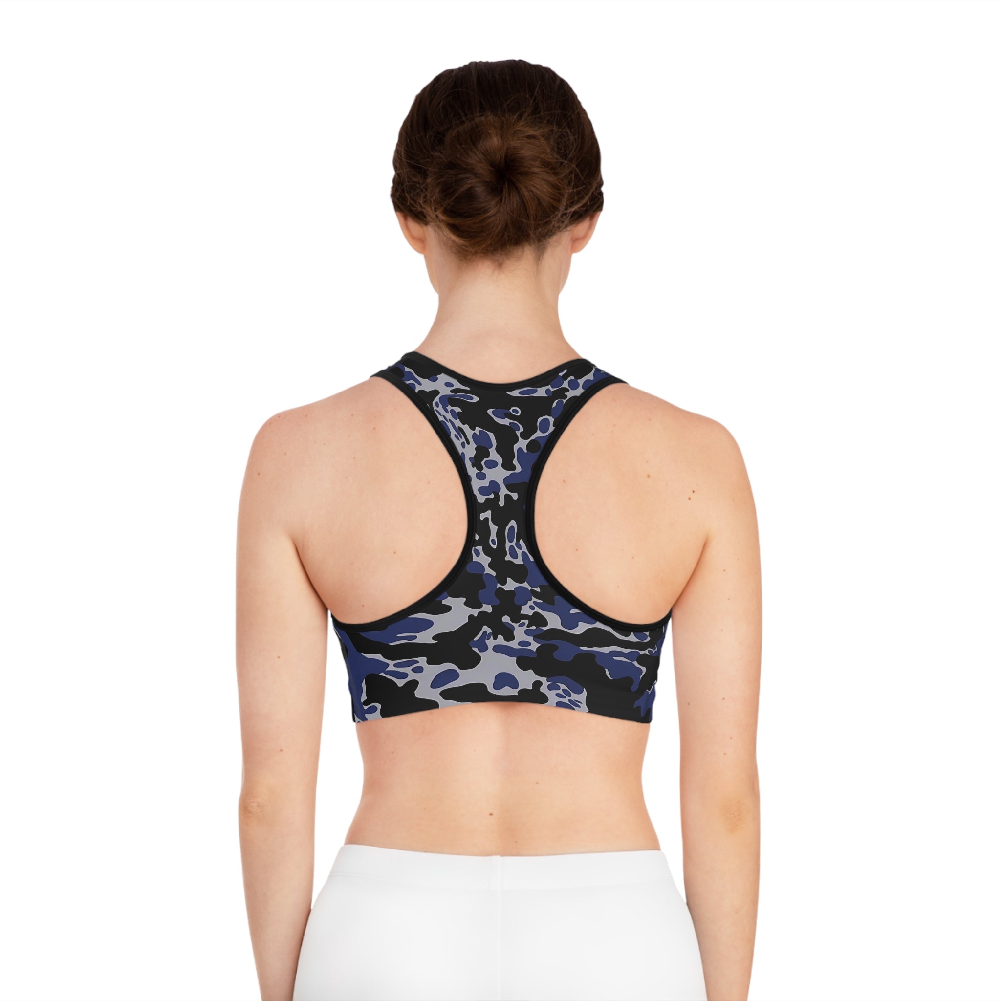 Camo Sports Bra - Stylish Athletic Hoodie for Active Women