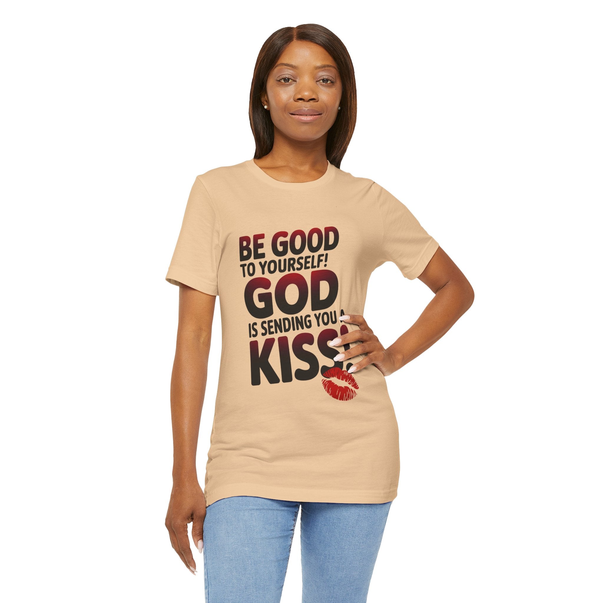 Inspirational Short Sleeve Tee - Angel Body