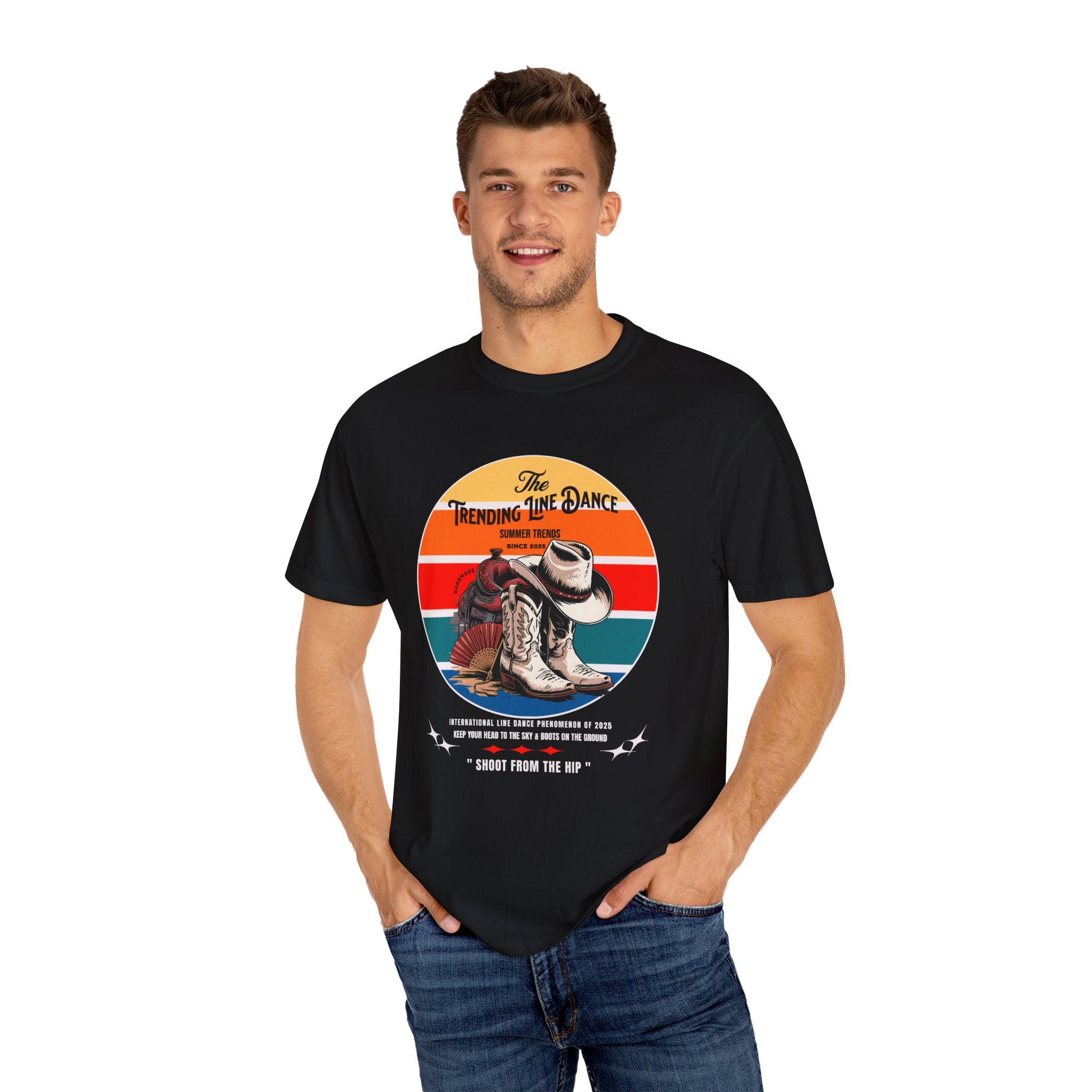 Trending Line Dance T-shirt, Cowboy Tee, Country Music Shirt, Western Vintage Style, Gift for Line Dancers - Angel Body