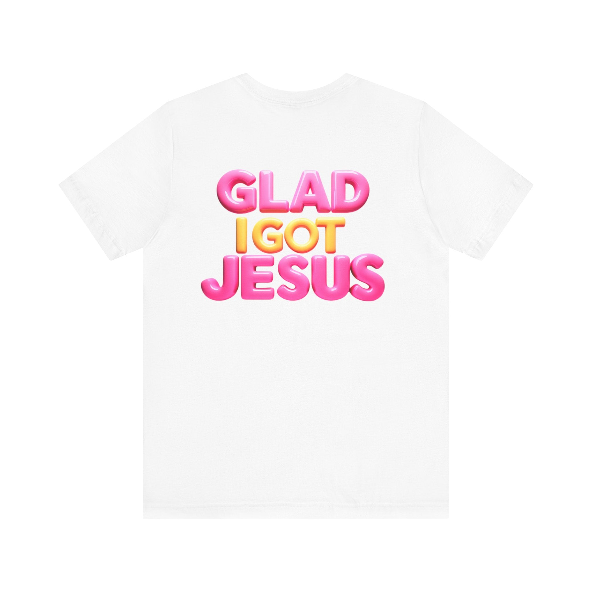 Glad I Got Jesus Unisex Tee - Angel Body