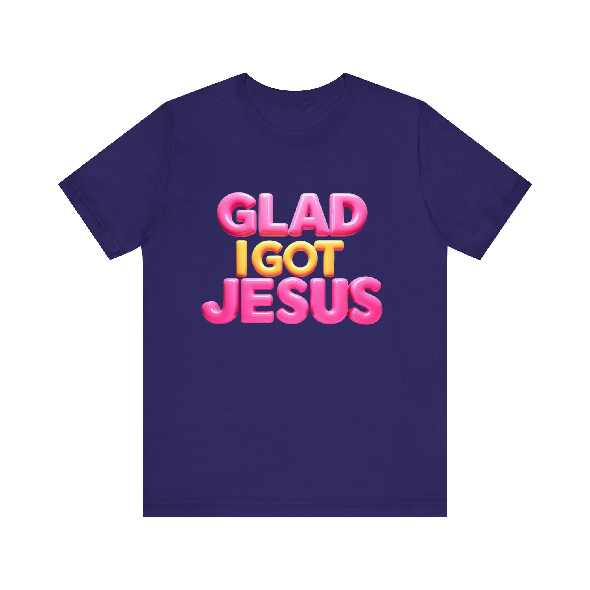 Glad I Got Jesus Unisex Tee - Angel Body