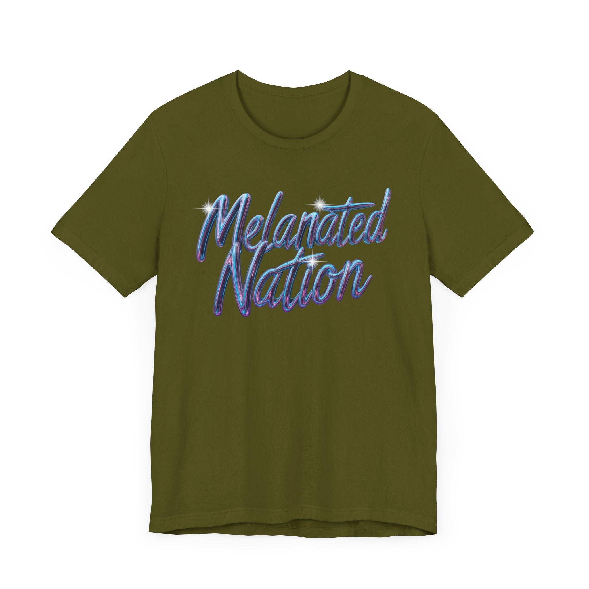 Unisex Jersey Short Sleeve Tee Melanated Nation - Angel Body