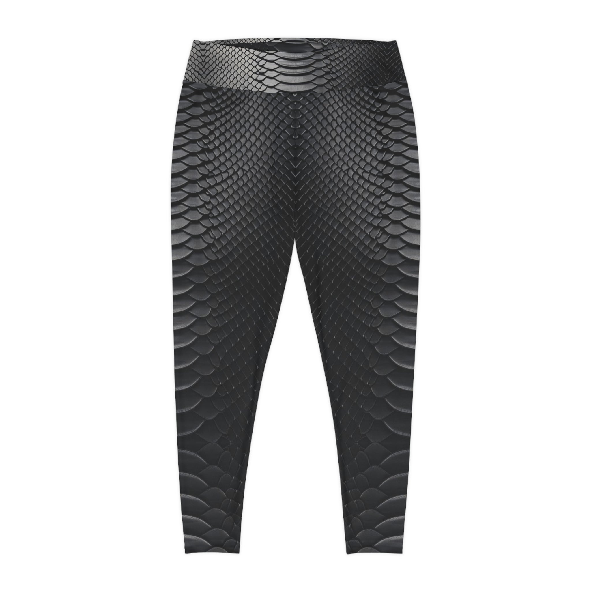Snake Print Plus Size Leggings - Stylish & Comfortable Activewear for Every Occasion - Angel Body