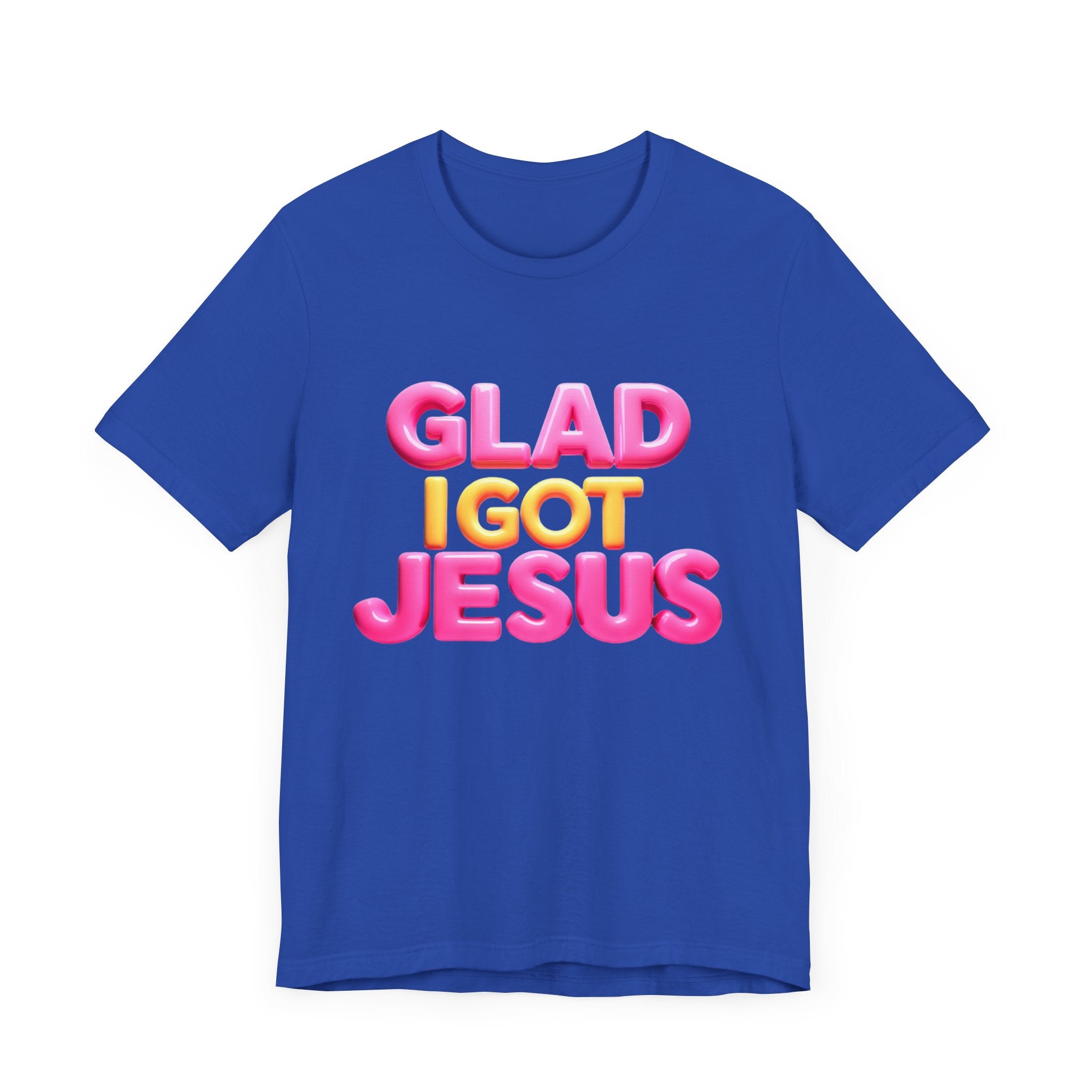 Glad I Got Jesus Unisex Tee - Angel Body