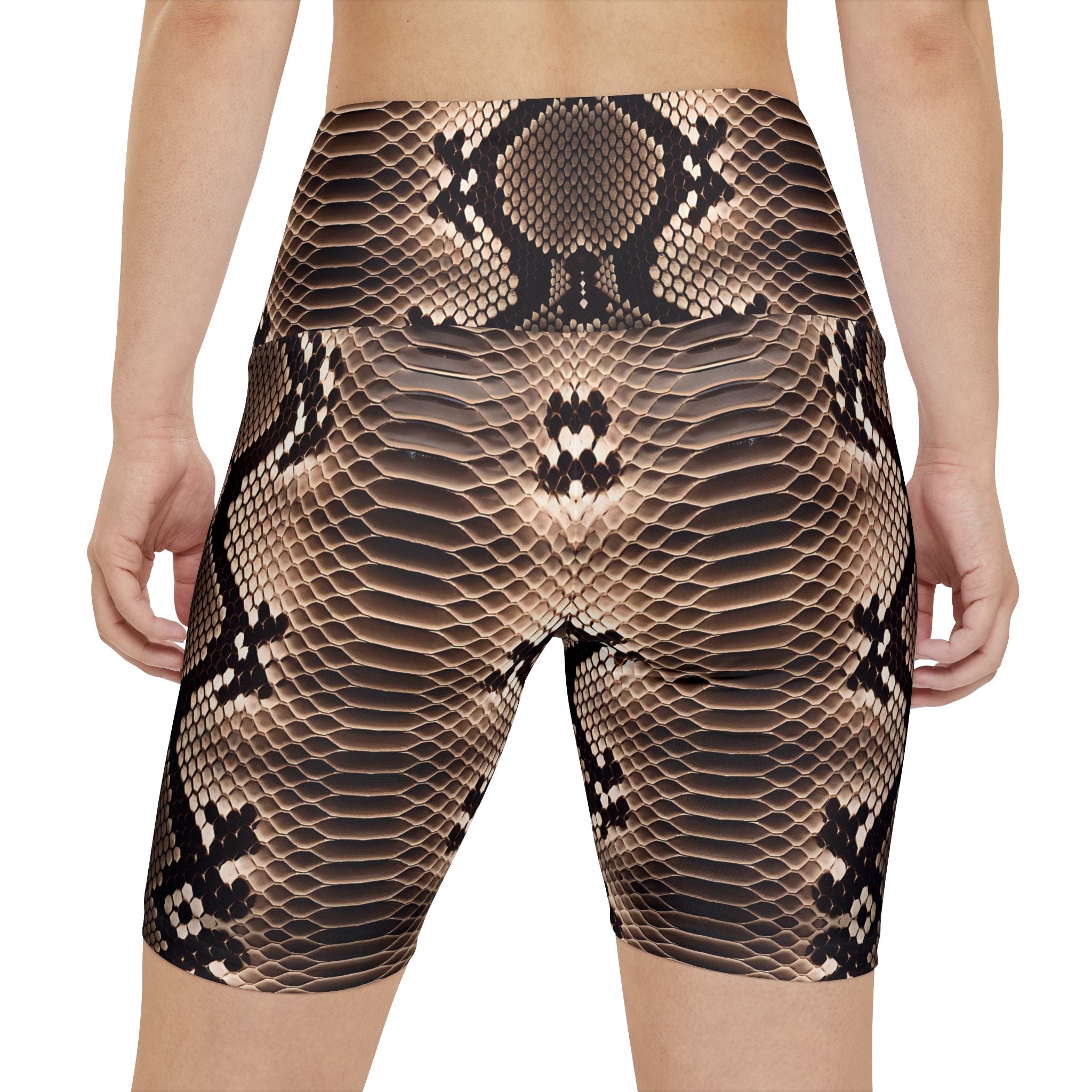 Women's Workout Shorts (AOP) - Angel Body