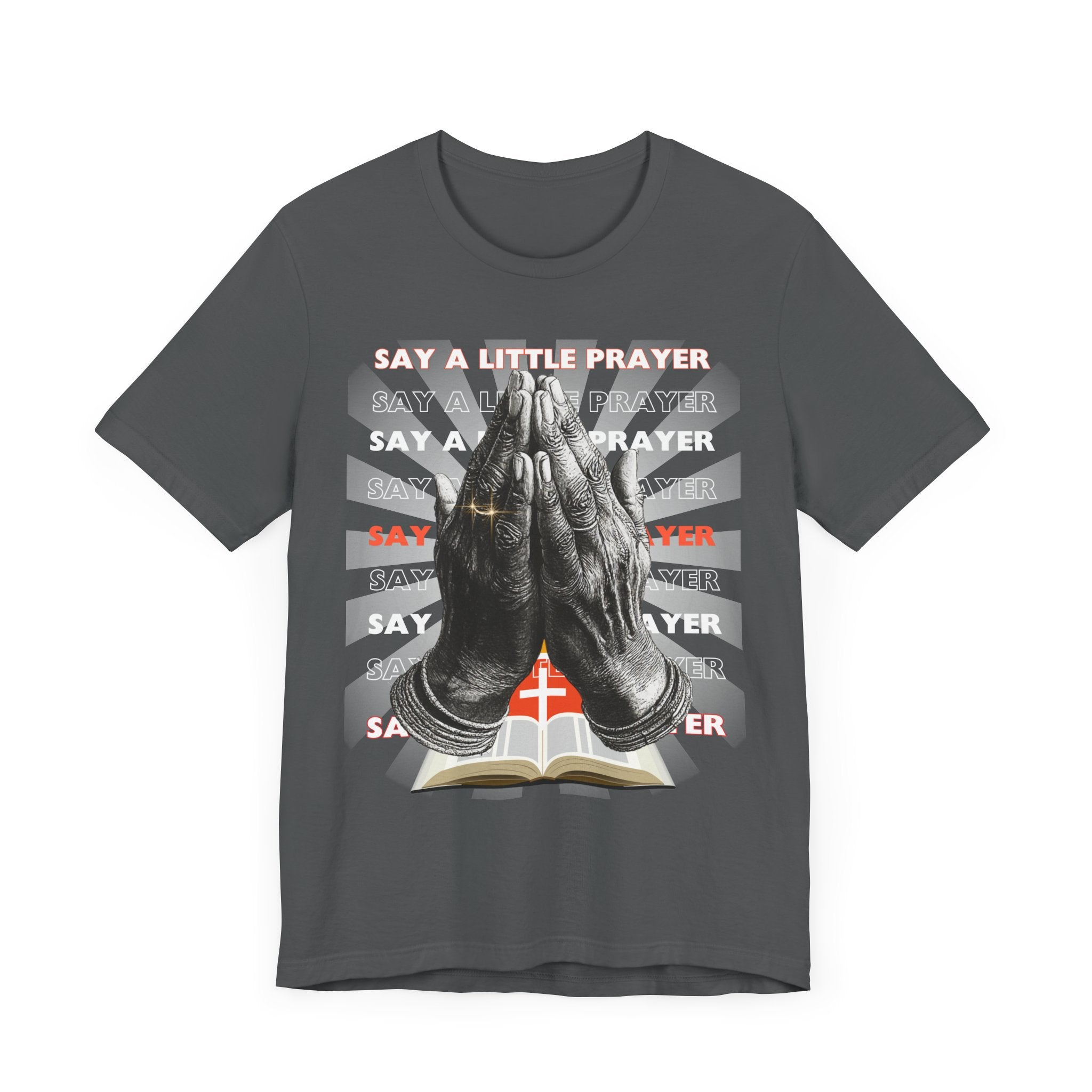 Unisex Jersey Short Sleeve Tee: With the heart warming words - Angel Body