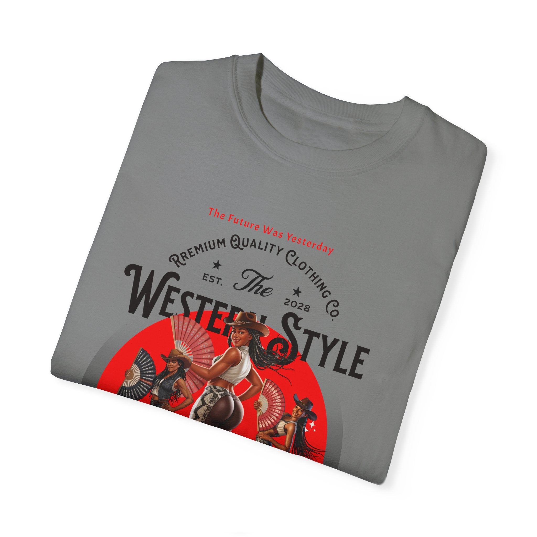 Vintage Western Style T-Shirt - Unisex Graphic Tee for Country Lovers - Angel Body
