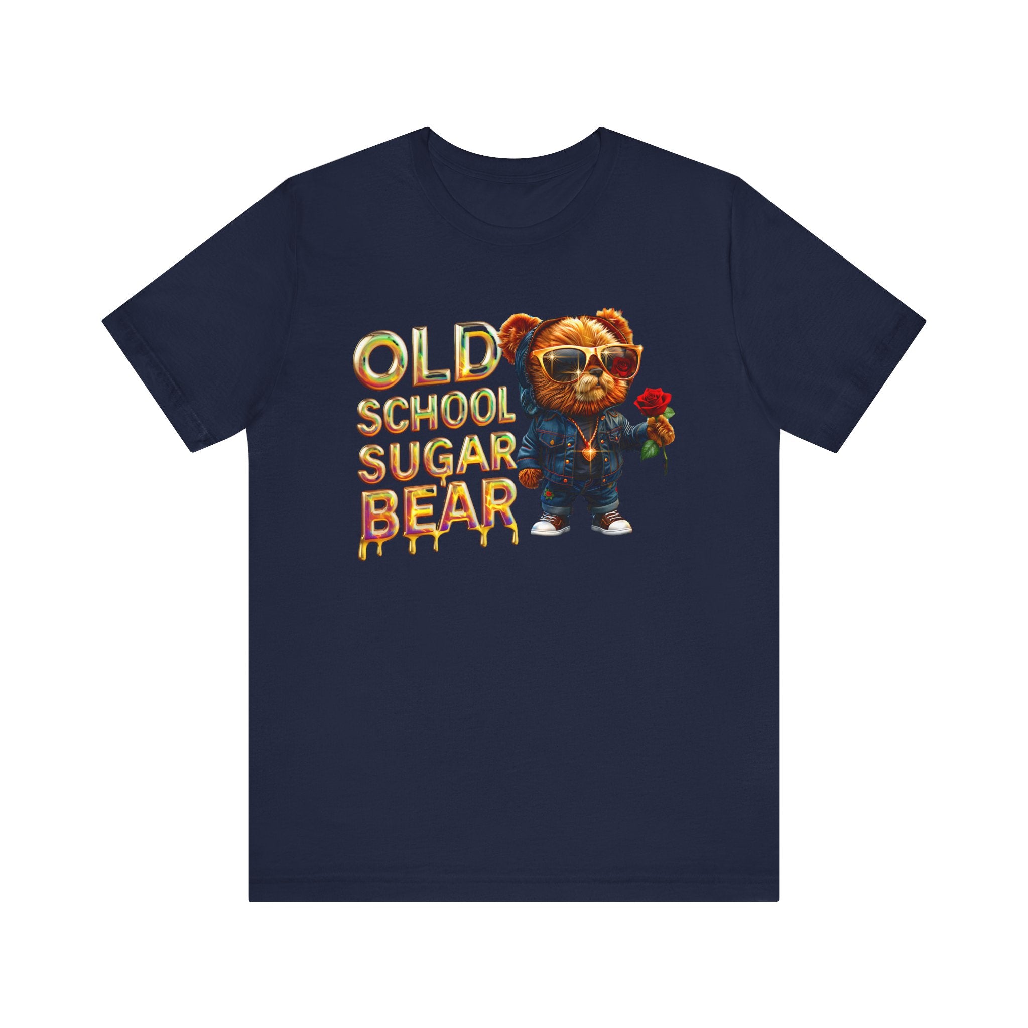 Unisex Jersey Short Sleeve Tee Old school sugar bear - Angel Body