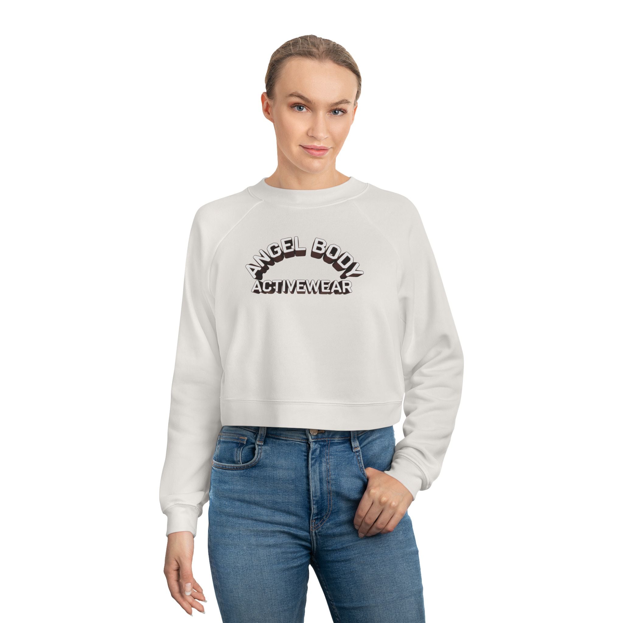 Cropped Fleece Pullover - 'Angel Body' Activewear for Stylish Comfort - Angel Body