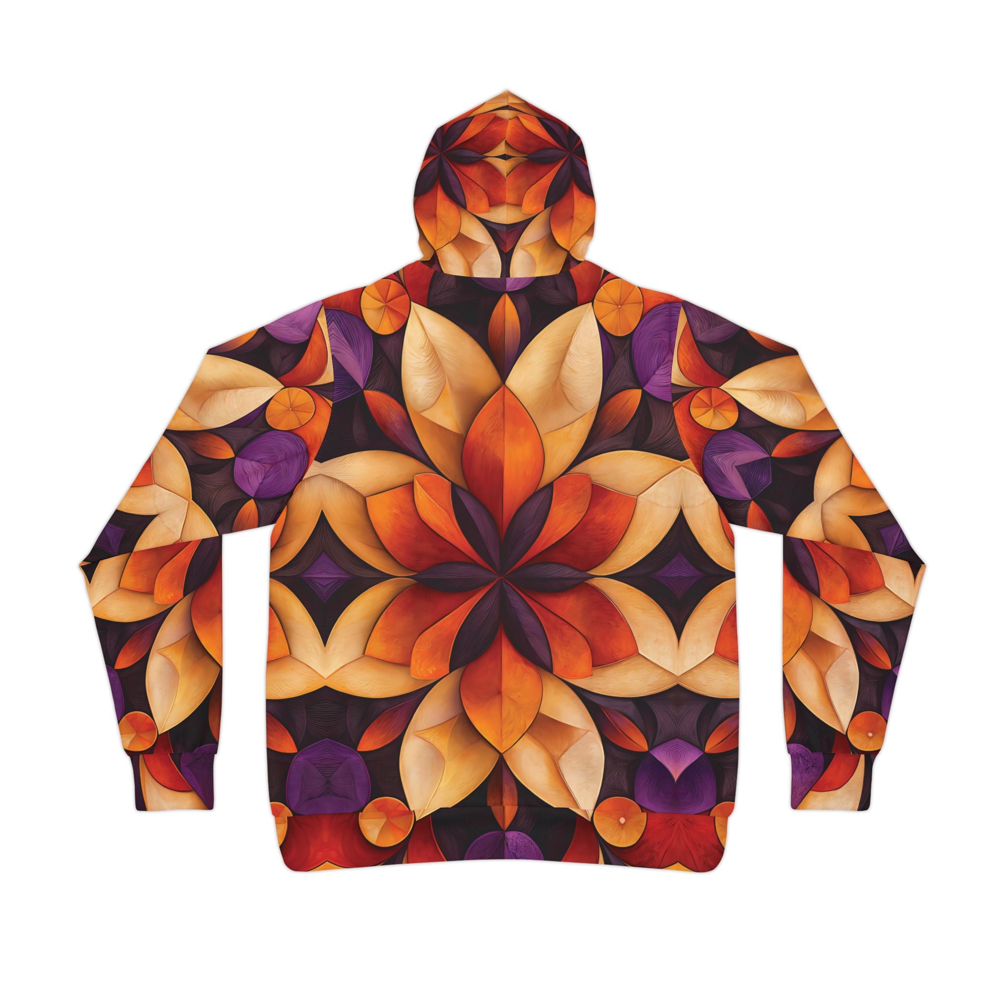 Abstract Art Floral Athletic Hoodie - Angel Body