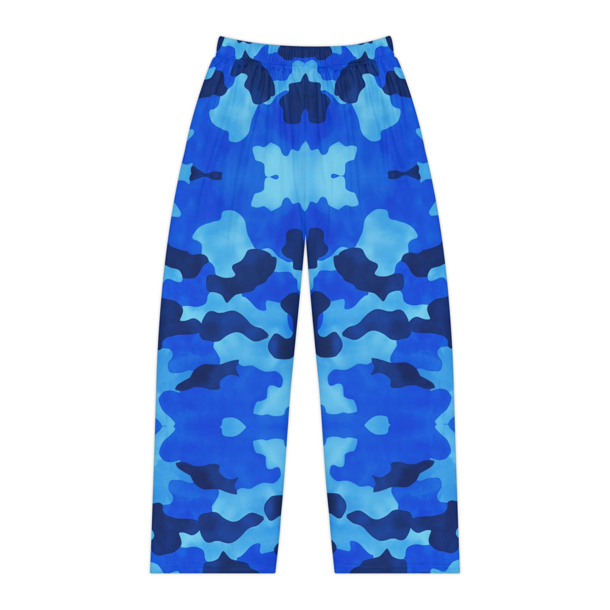 Very Lovely Blue Camo Women's Pajama Pants - Relax in Soft cute Style - Angel Body