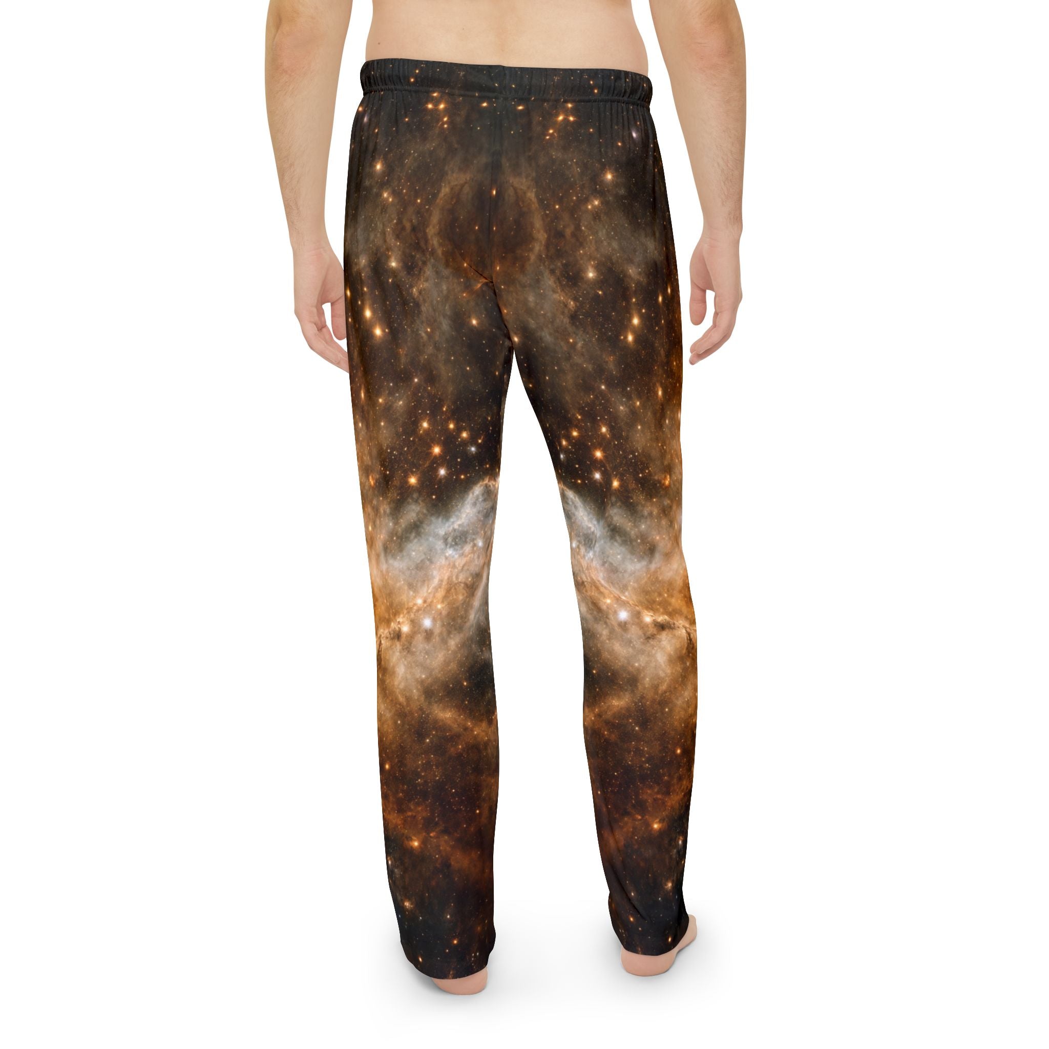 Cosmic Galaxy Men's Pajama Pants - Soft and Relaxing Sleepwear - Angel Body