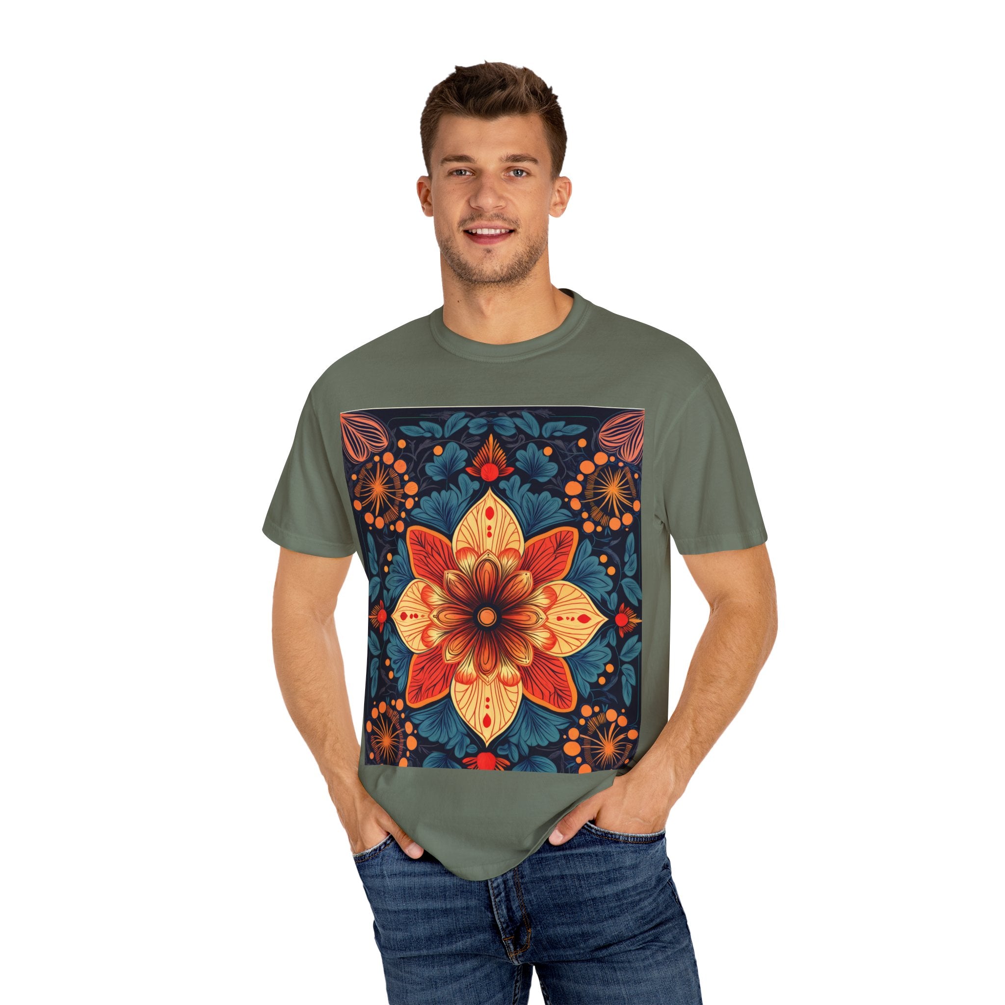 Mandala Style T-Shirt - Angel Body