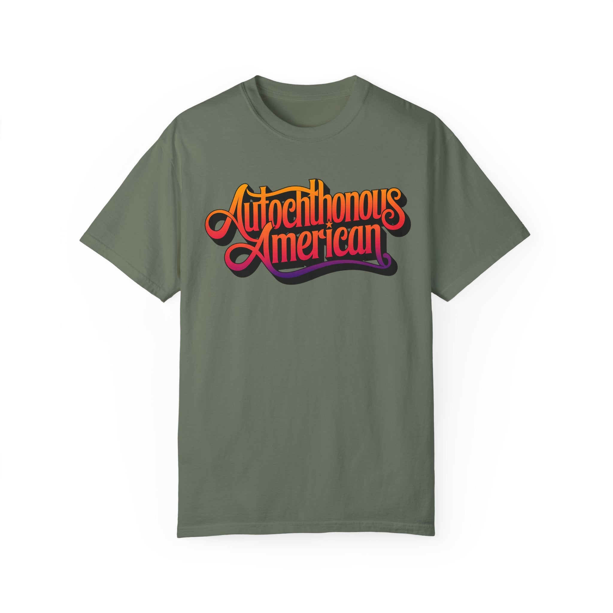 Autochthonous American T-Shirt - Vibrant Graphic Tee for Cultural Celebrations