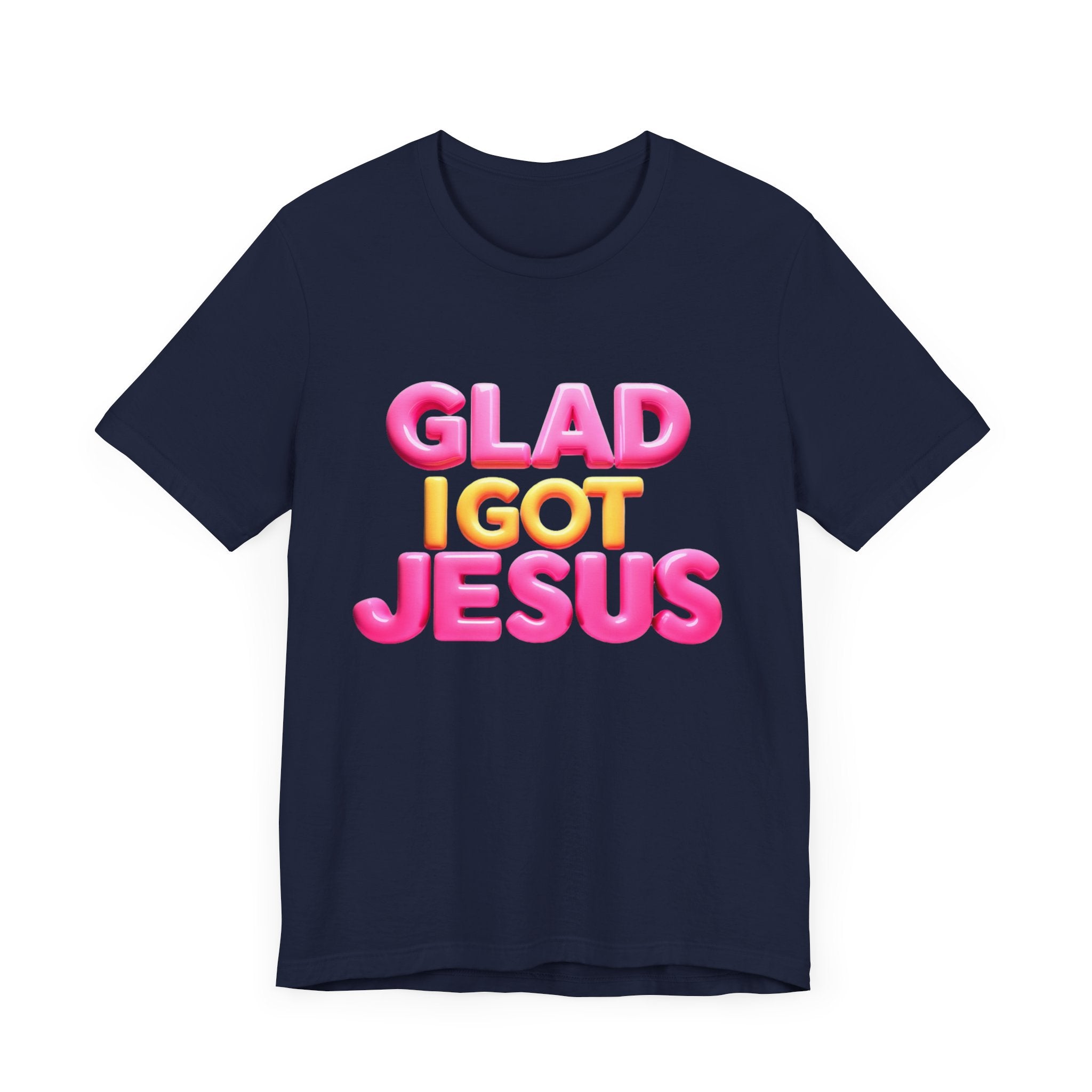 Glad I Got Jesus Unisex Tee - Angel Body