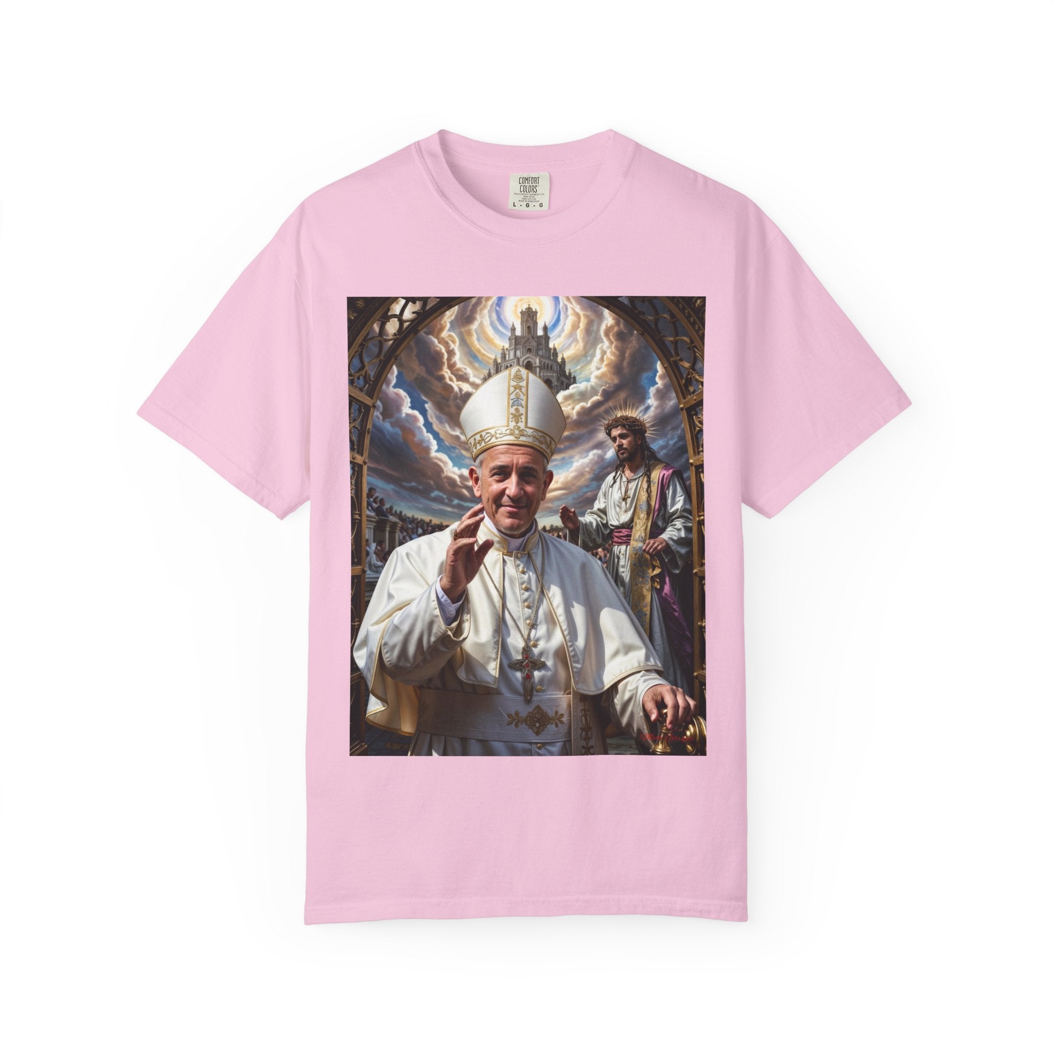 Religious Inspirational Pope Unisex T-Shirt - Angel Body