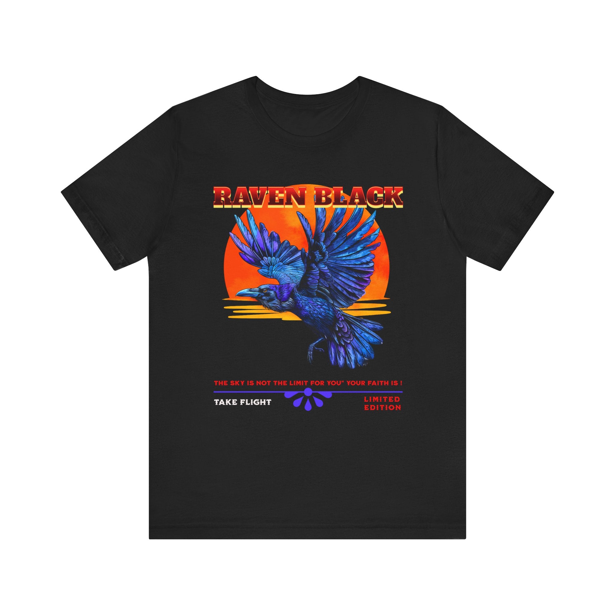 Unisex Jersey Short Sleeve Tee Title RAVEN BLACK /HAVE FAIHT - Angel Body