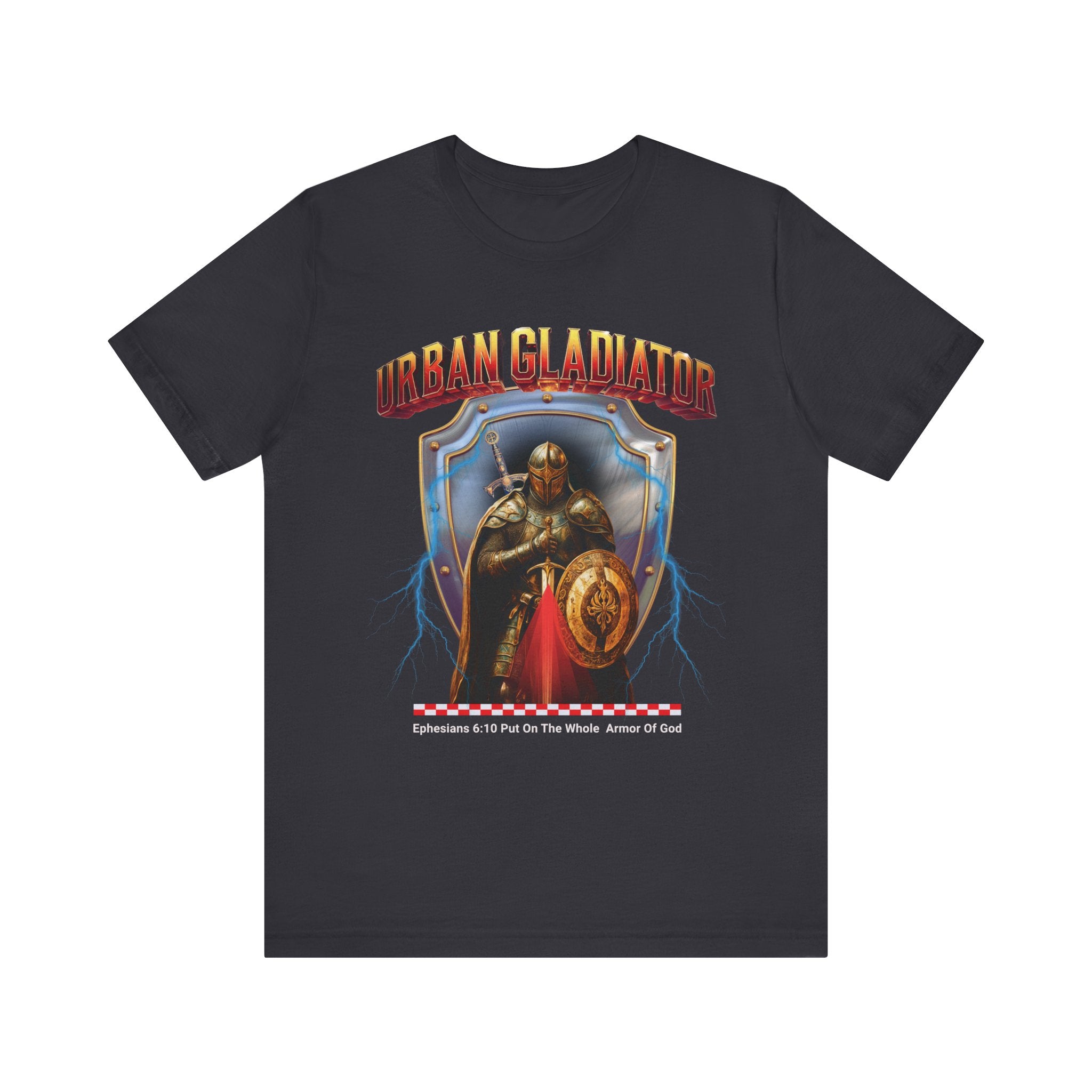 Unisex Jersey Short Sleeve Tee: Colorful Art Put on the whole Armored of God - Angel Body