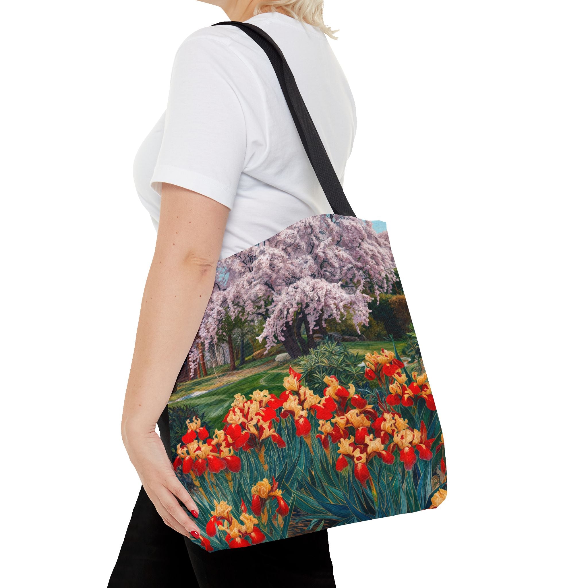 Nature-Inspired Floral Tote Bag - Perfect for Spring Celebrations - Angel Body