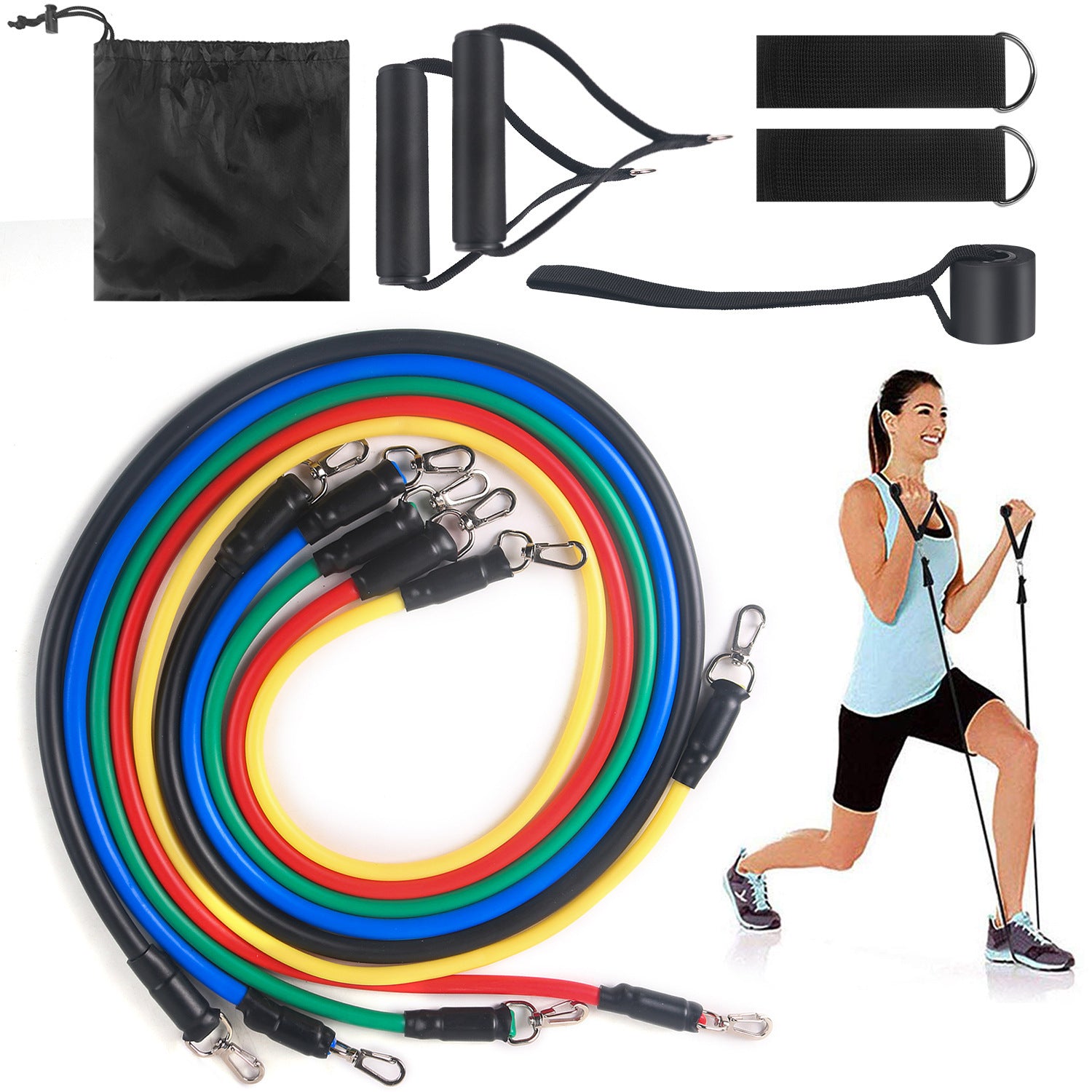 Fitness Rally Elastic Rope Resistance Band - Angel Body