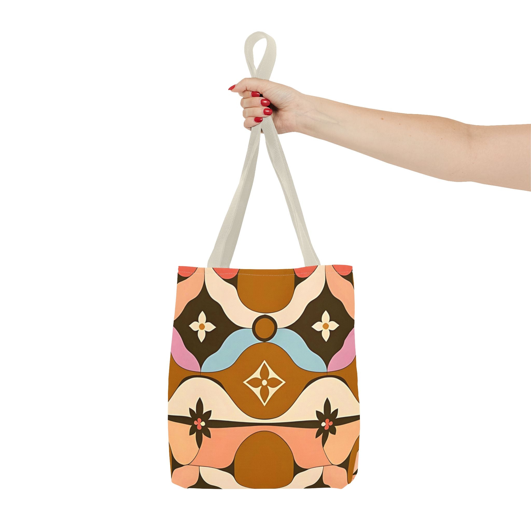 Boho Chic Tote Bag - Colorful Floral Design for Everyday Use - Angel Body