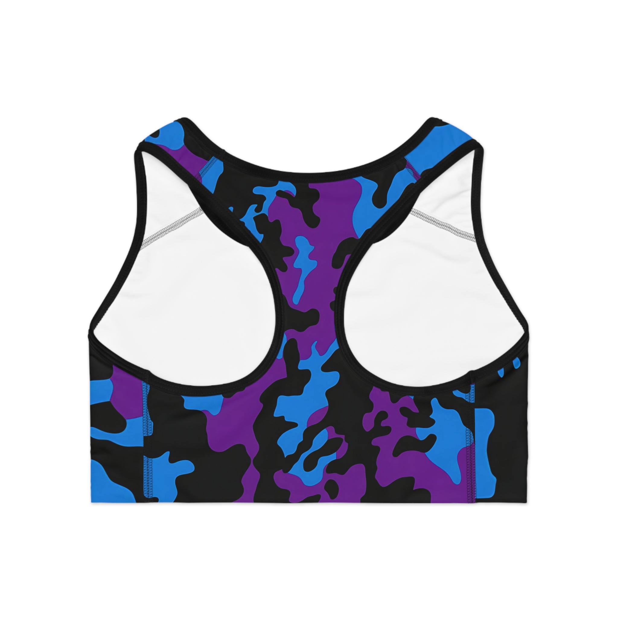 Bold Camouflage Sports Bra - Stylish Activewear for Fitness Enthusiasts - Angel Body